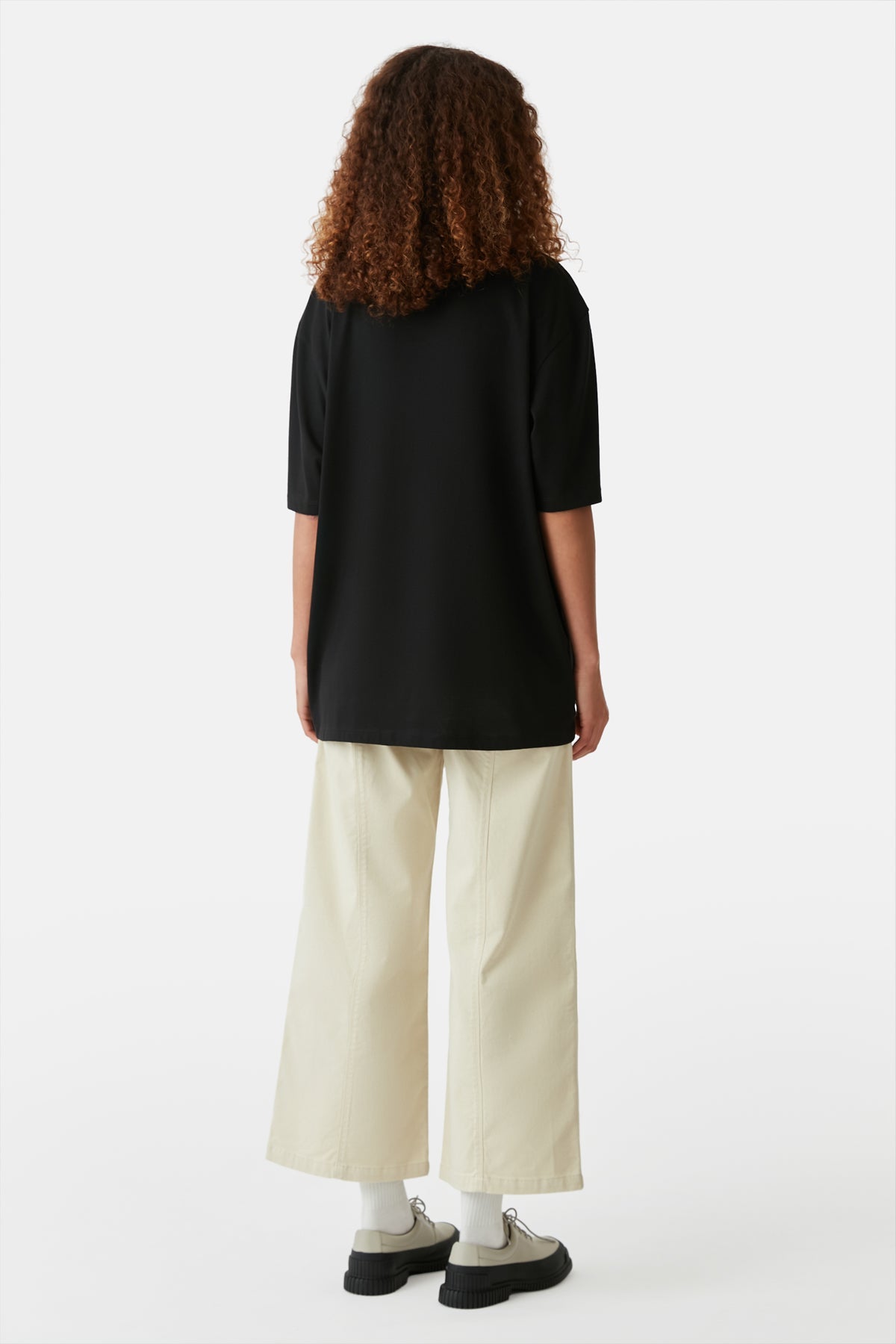 Bizon Oversize Lightweight T-Shirt - Siyah
