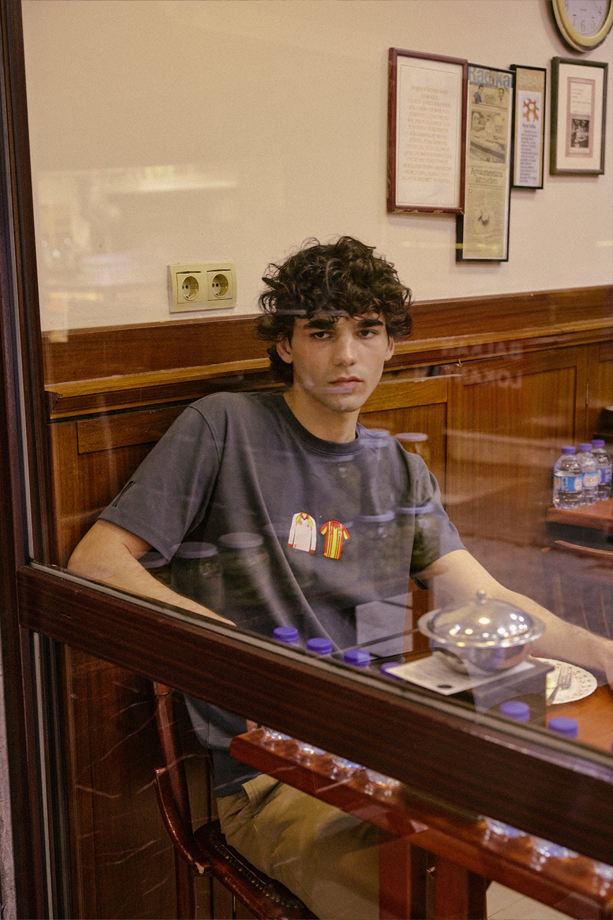 Retro Forma Premium T-Shirt - Antrasit