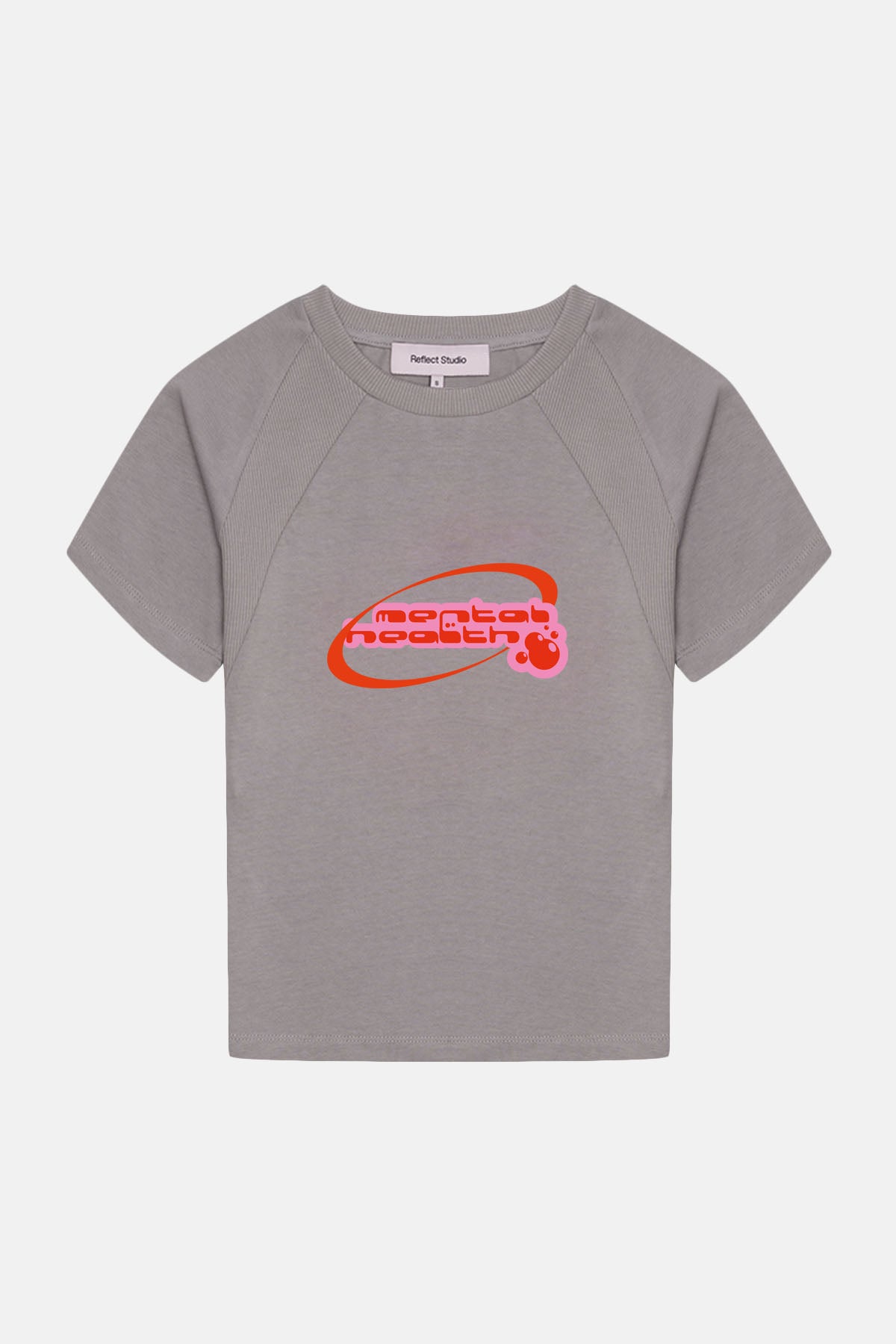 Logo Baby Tee - Gray