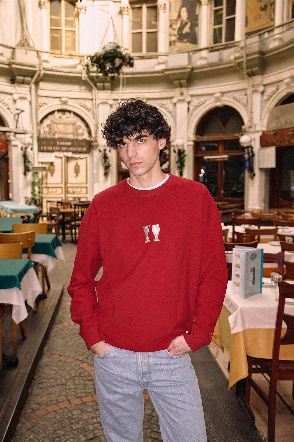 Kupa SuperSoft Sweatshirt - Kırmızı