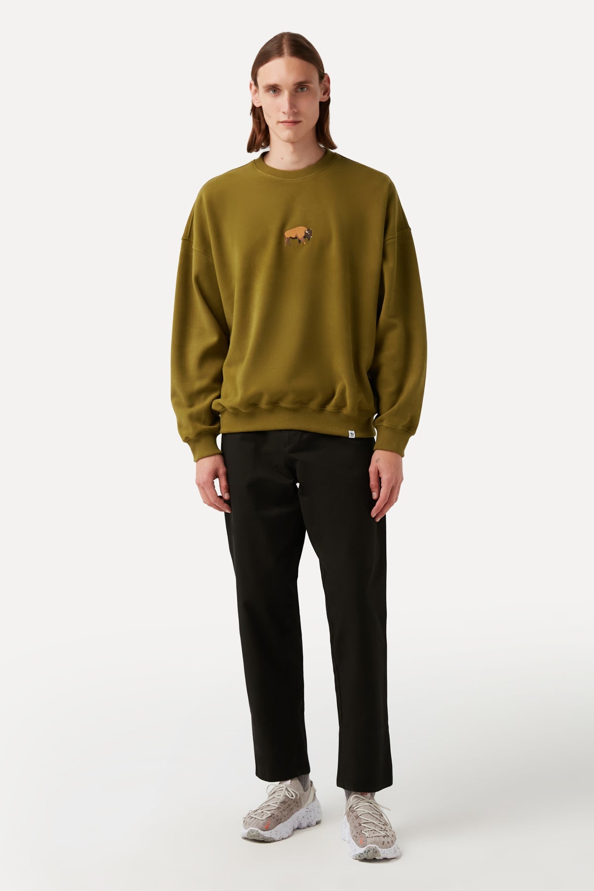 Bizon Oversize SuperSoft Sweatshirt - Haki