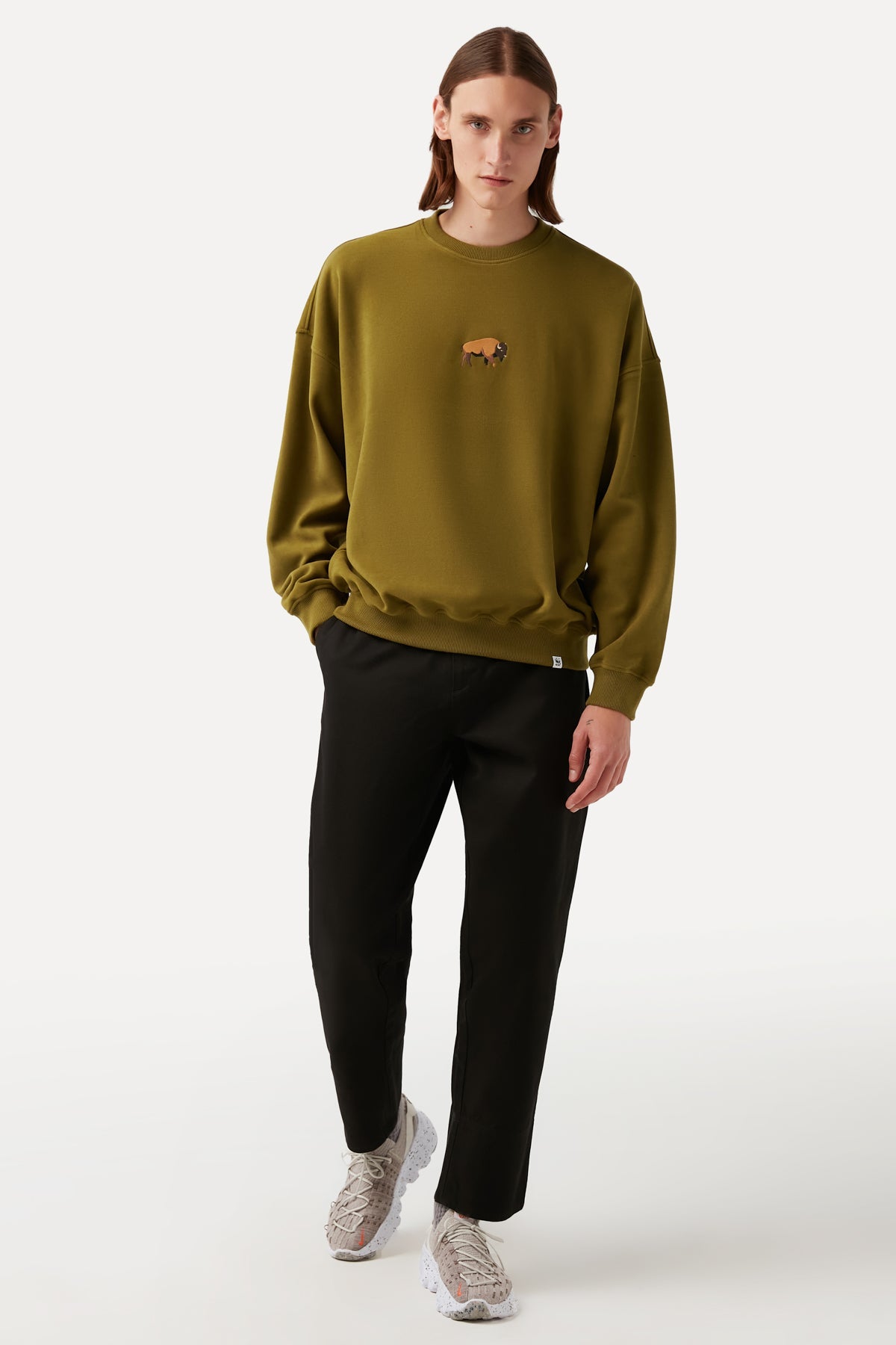 Bizon Oversize SuperSoft Sweatshirt - Haki