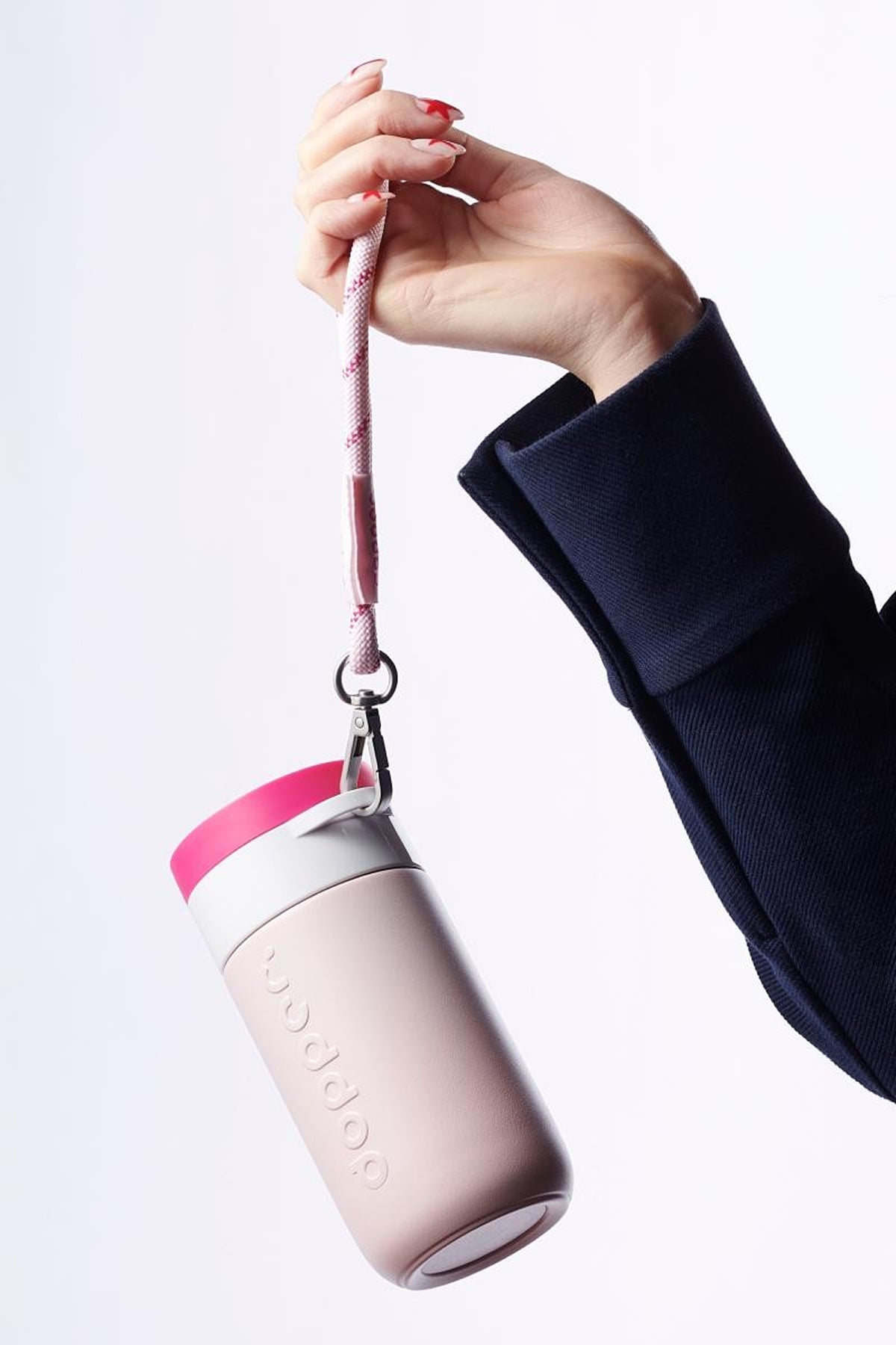 Dopper Travel Mug Askısı - Kiraz Pembesi