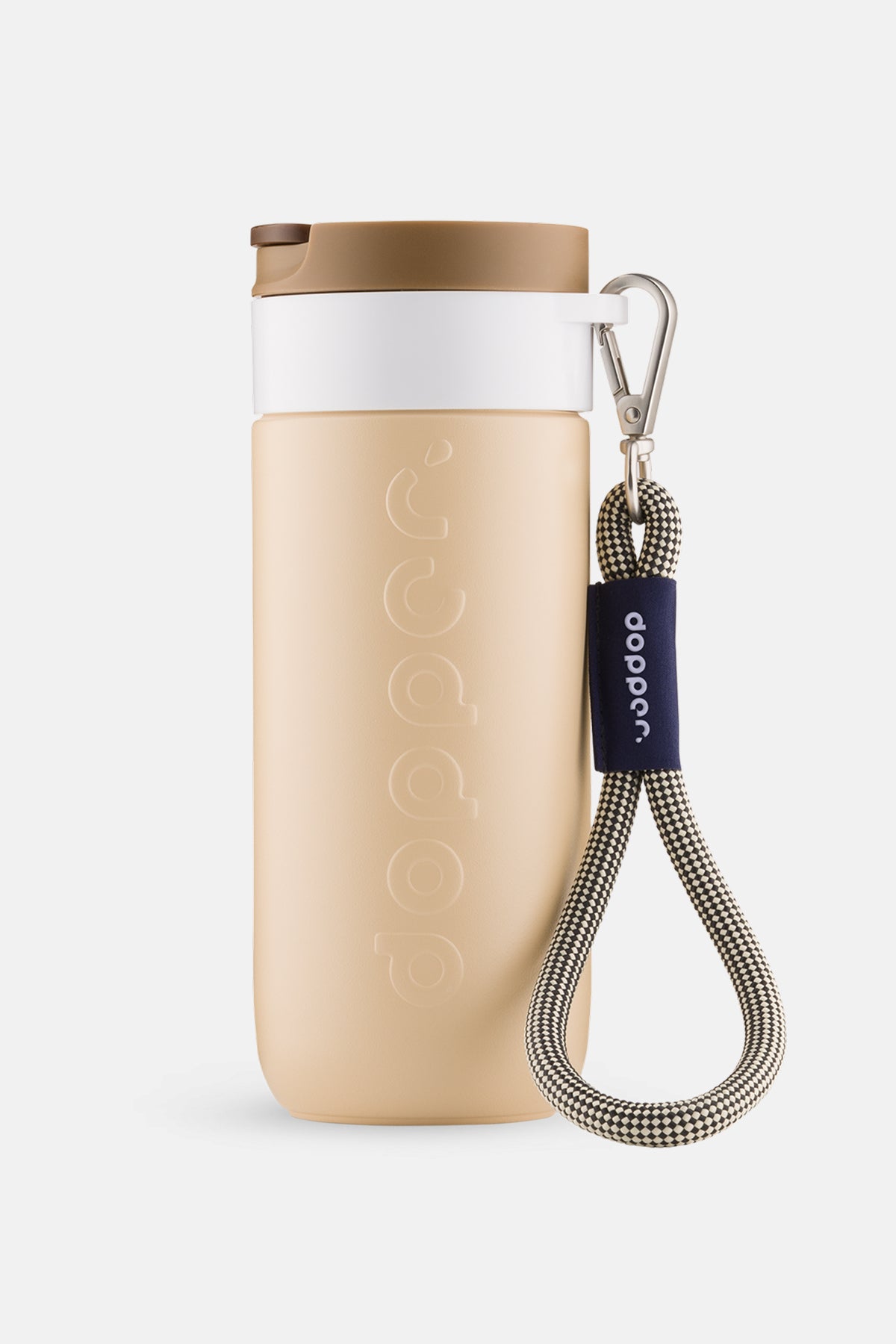 Dopper Travel Mug Askısı Kum Rengi-Beyaz Halka