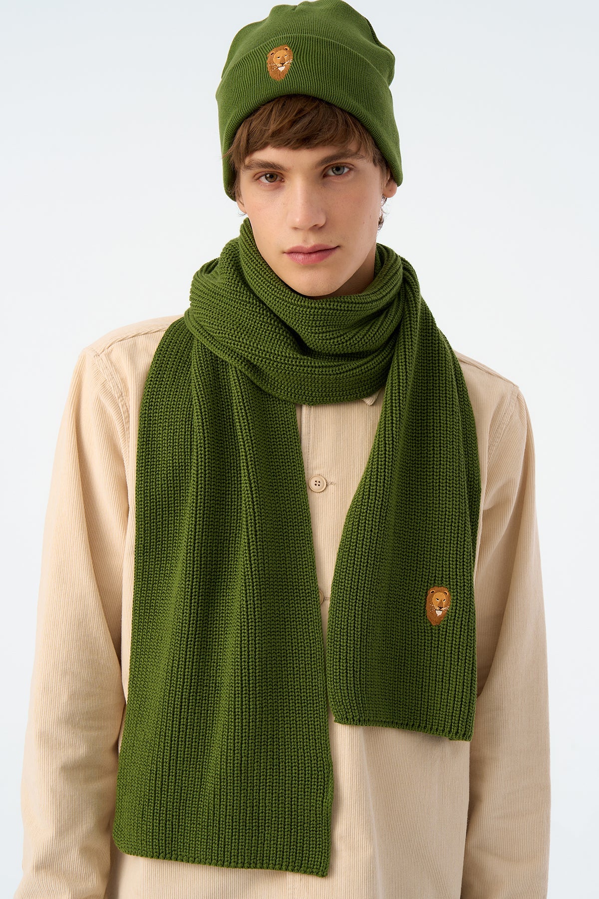 Aslan Atkı - Koyu Yeşil