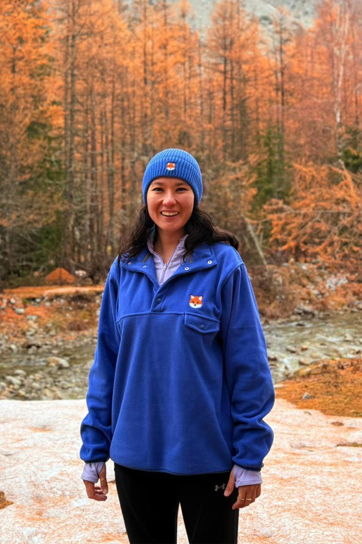 Kızıl Tilki Bere - Saks mavi