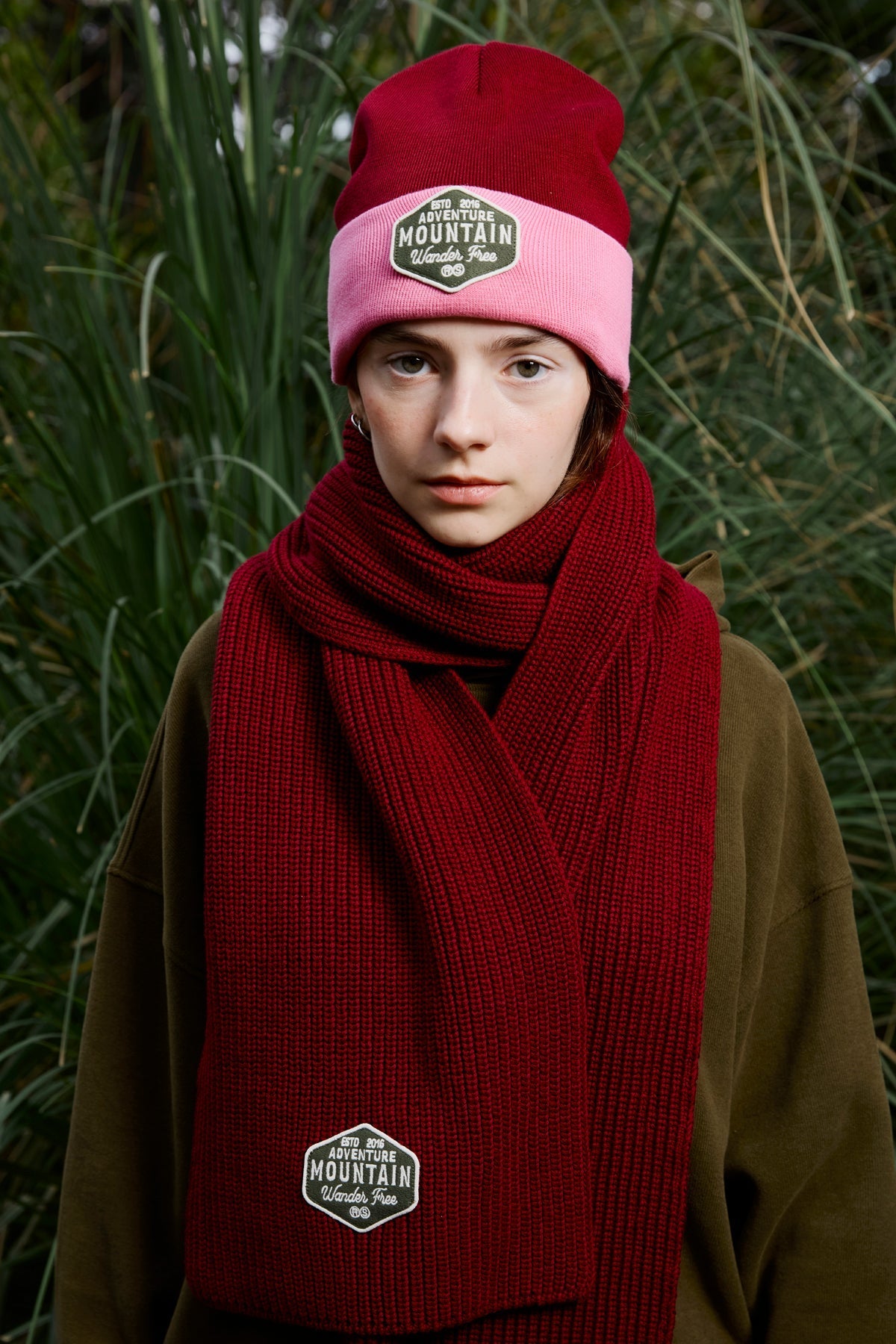 Mountain Wanderer Triko Atkı - Bordo