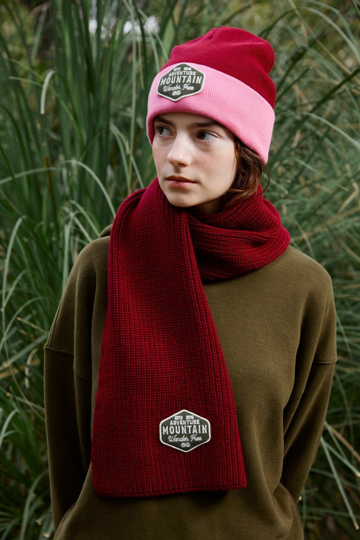 Mountain Wanderer Triko Atkı - Bordo