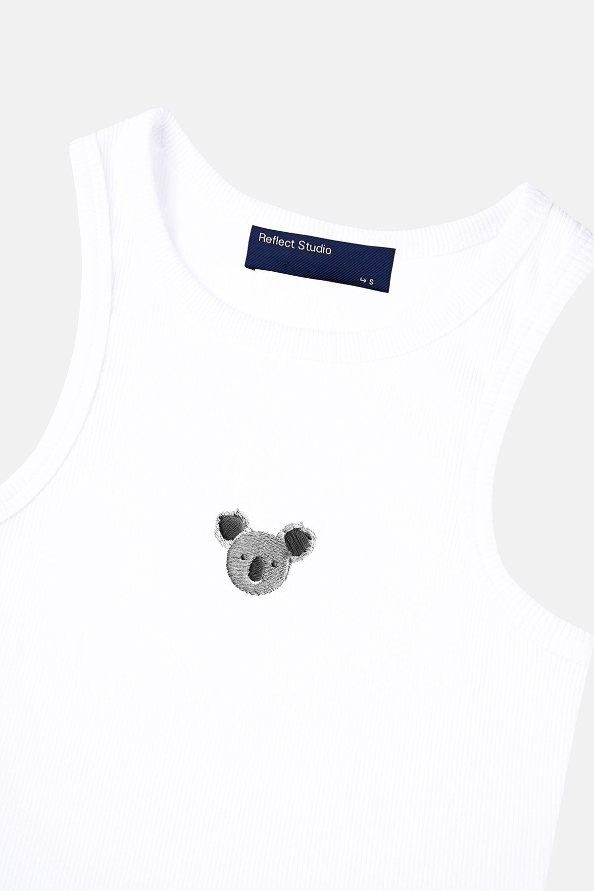 Panda Ribana Halter Yaka Atlet - Beyaz