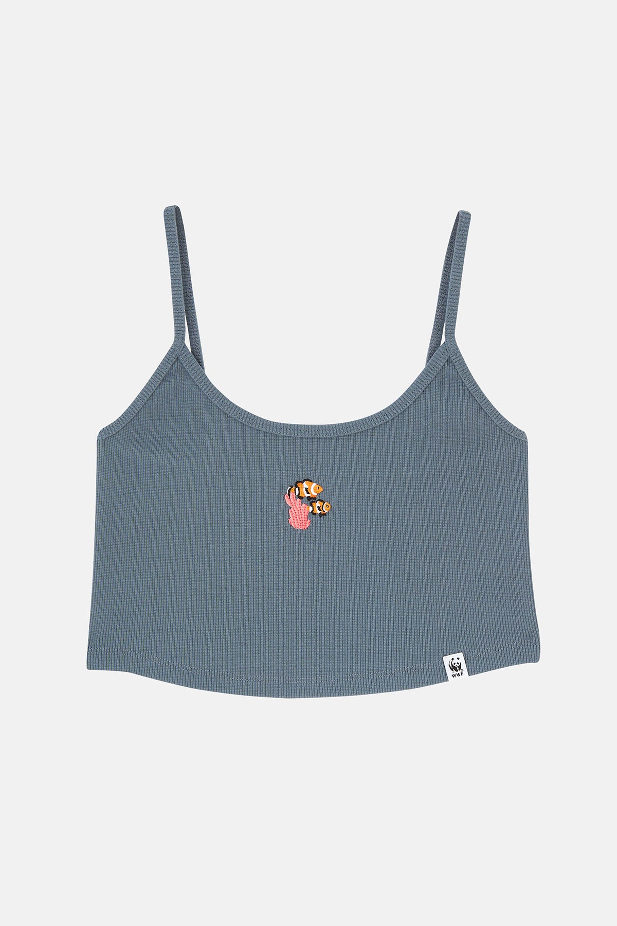 Palyaço Balığı Ribana Askılı Atlet - Füme