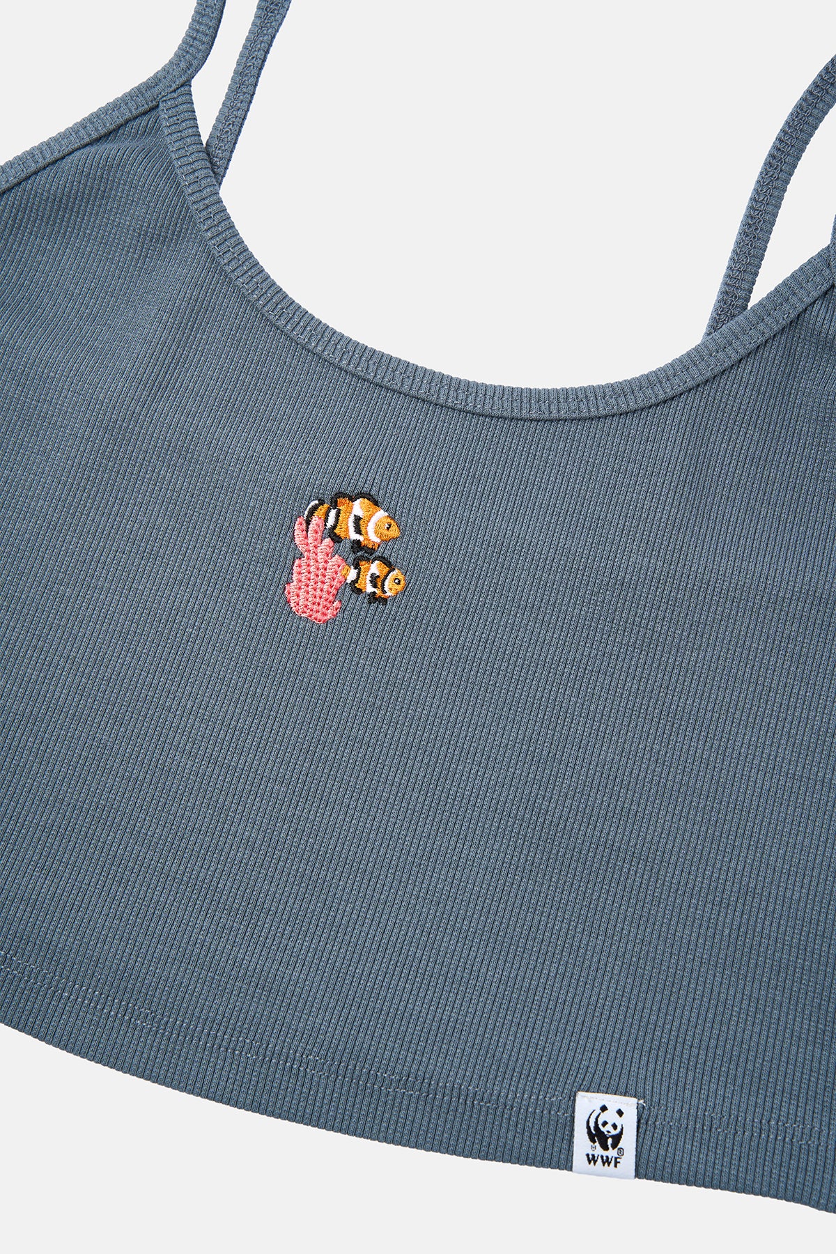 Palyaço Balığı Ribana Askılı Atlet - Füme