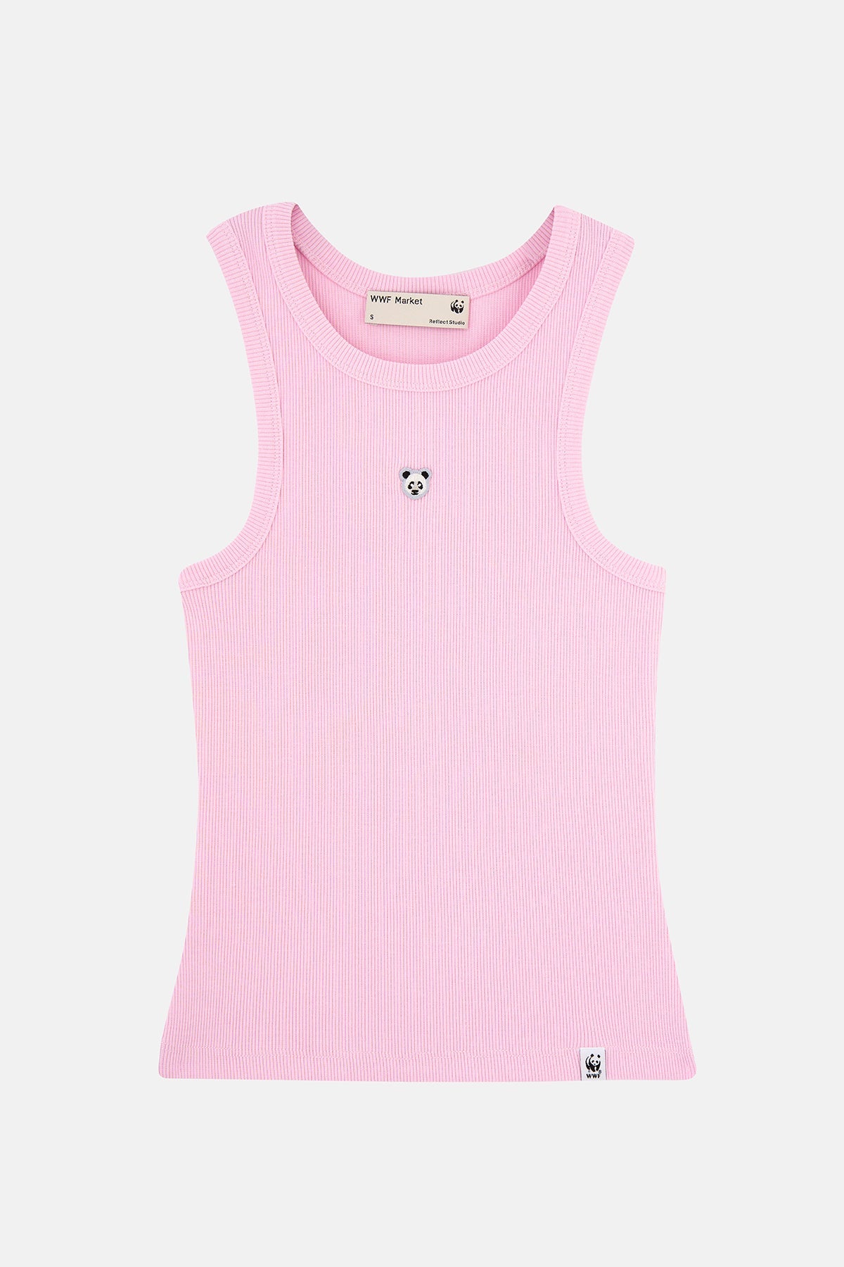 Panda Ribana Halter Yaka Atlet - Açık Pembe