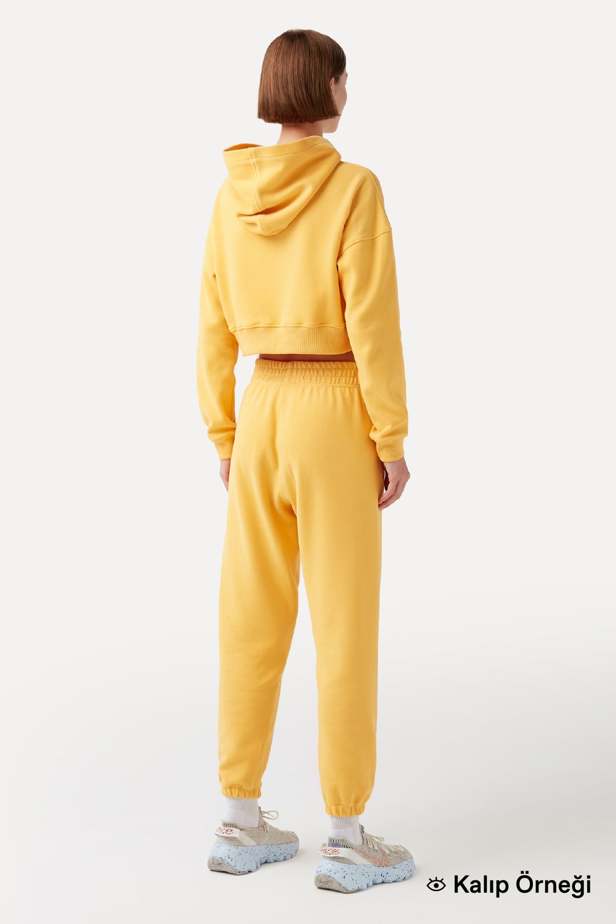 Chi & Chi SuperSoft Crop Hoodie - Ekru