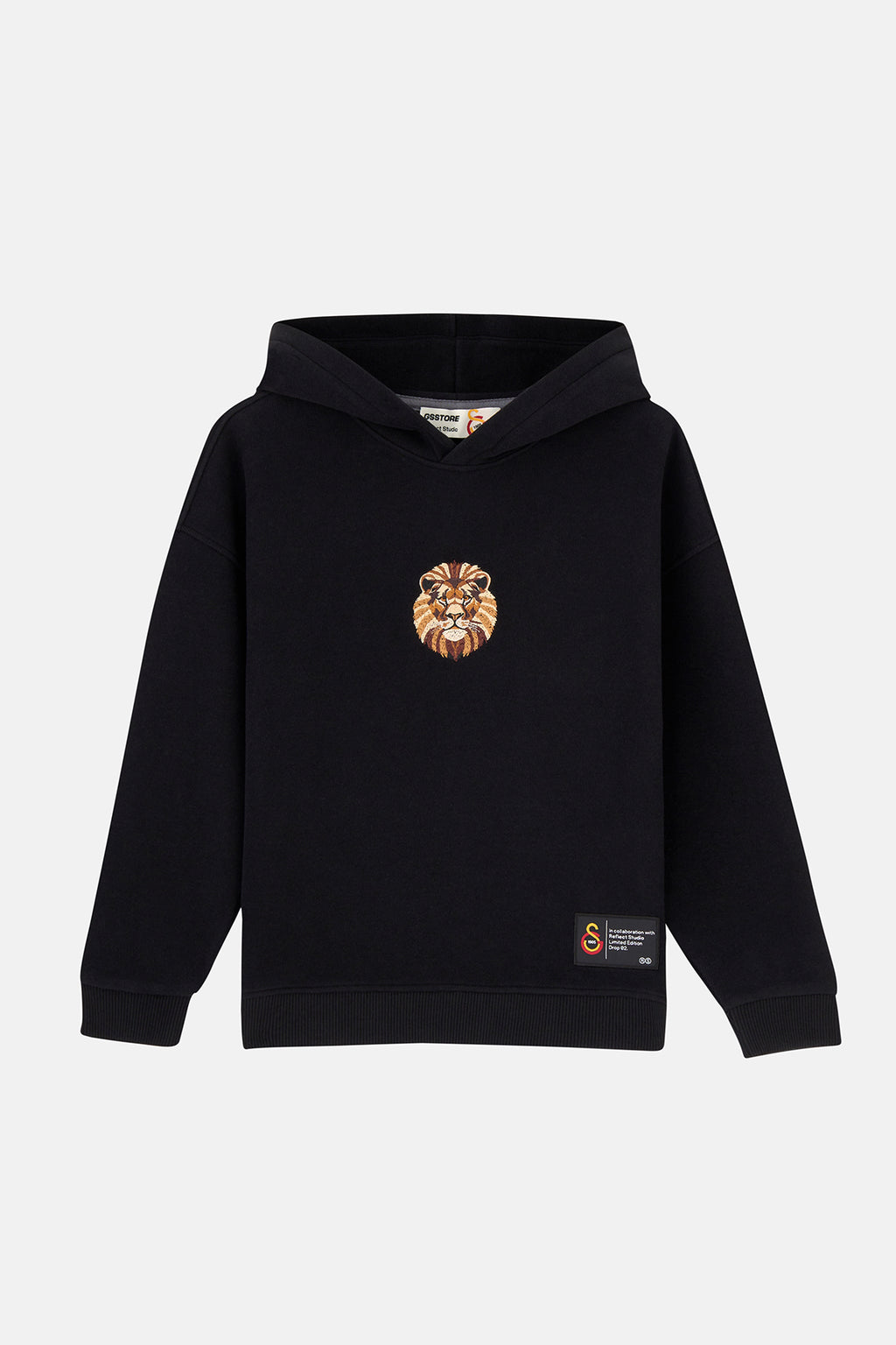 Aslan Çocuk Hoodie - Siyah