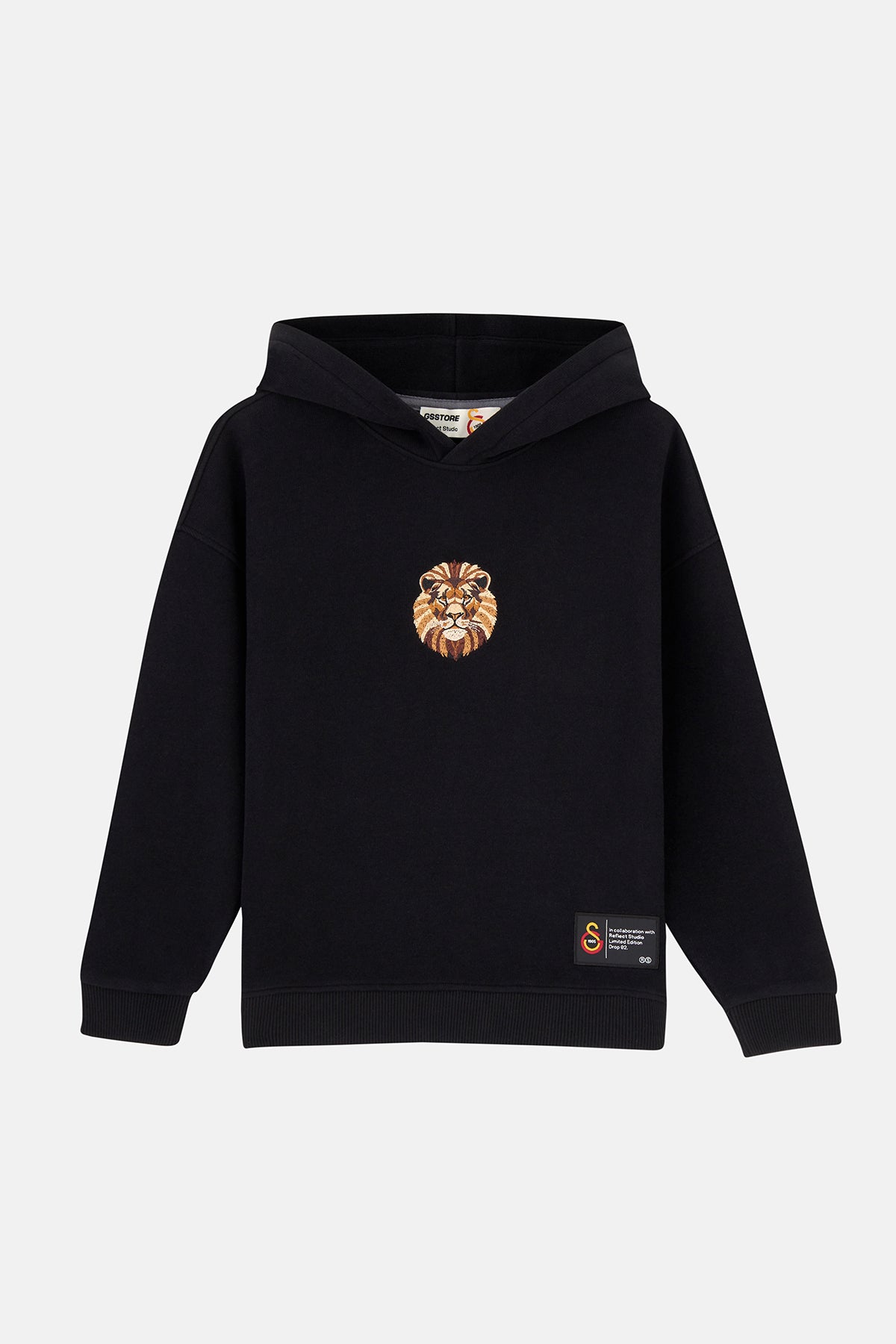 Aslan Çocuk Hoodie - Siyah