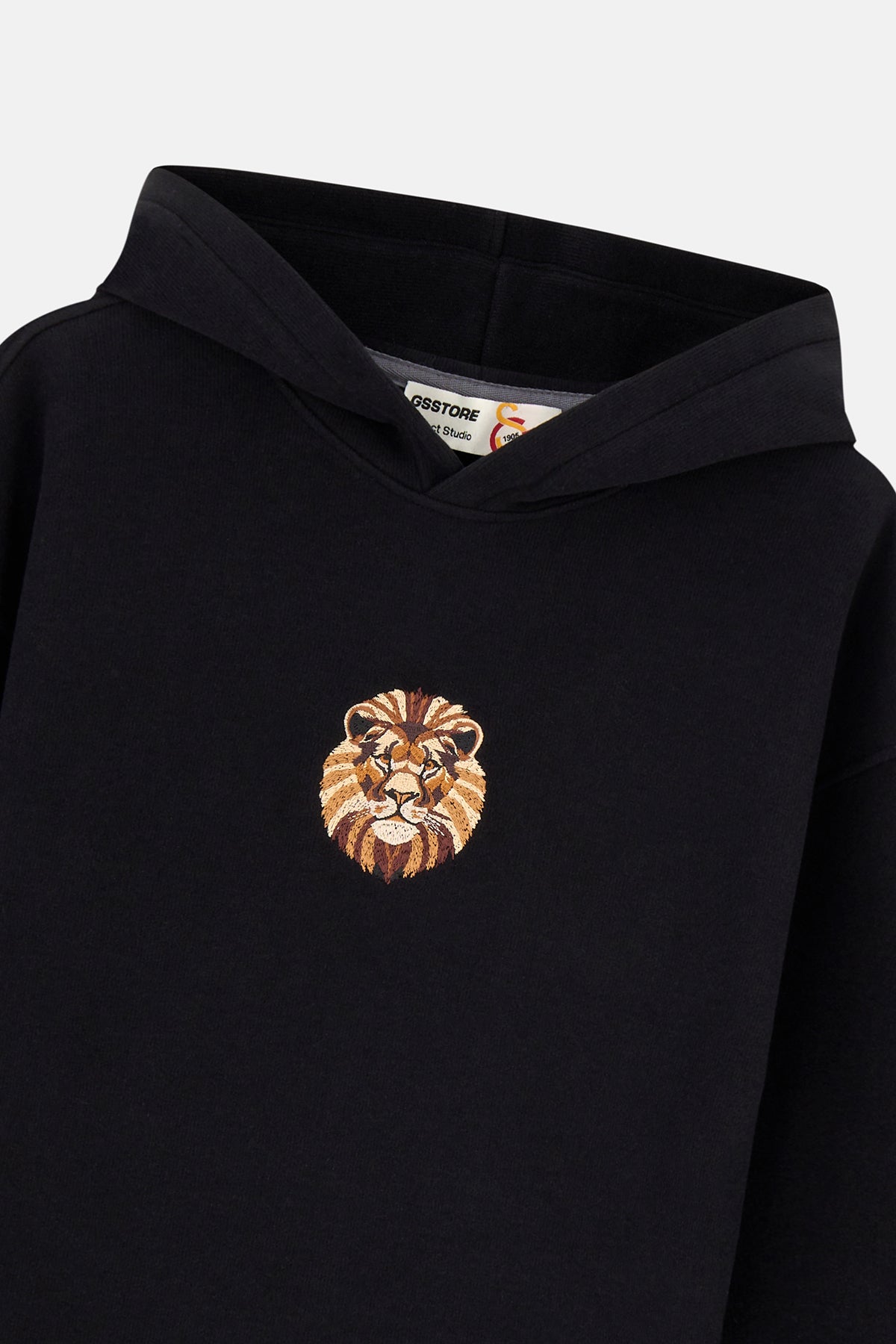 Aslan Çocuk Hoodie - Siyah