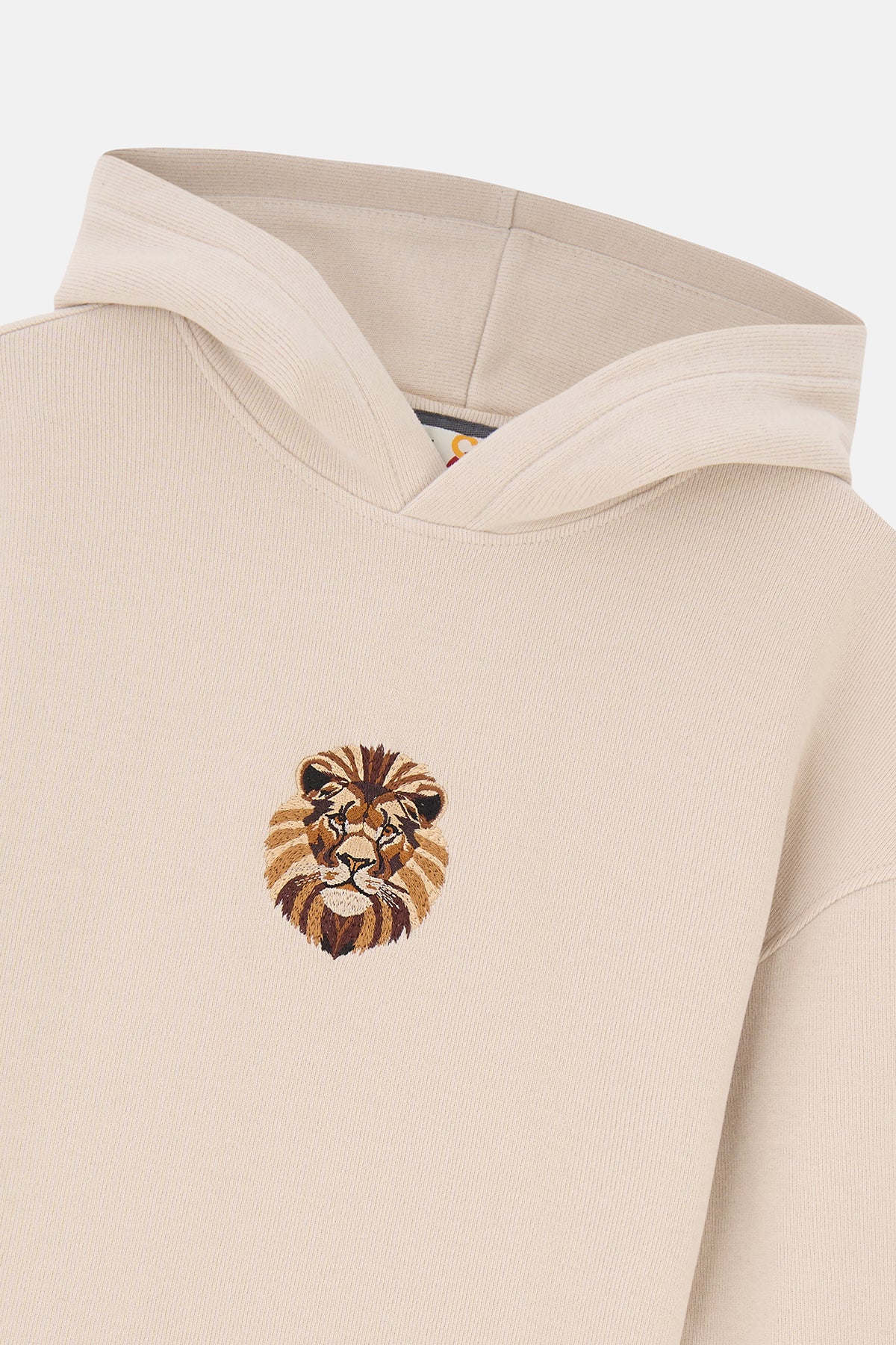 Aslan Çocuk Hoodie - Parşömen Bej