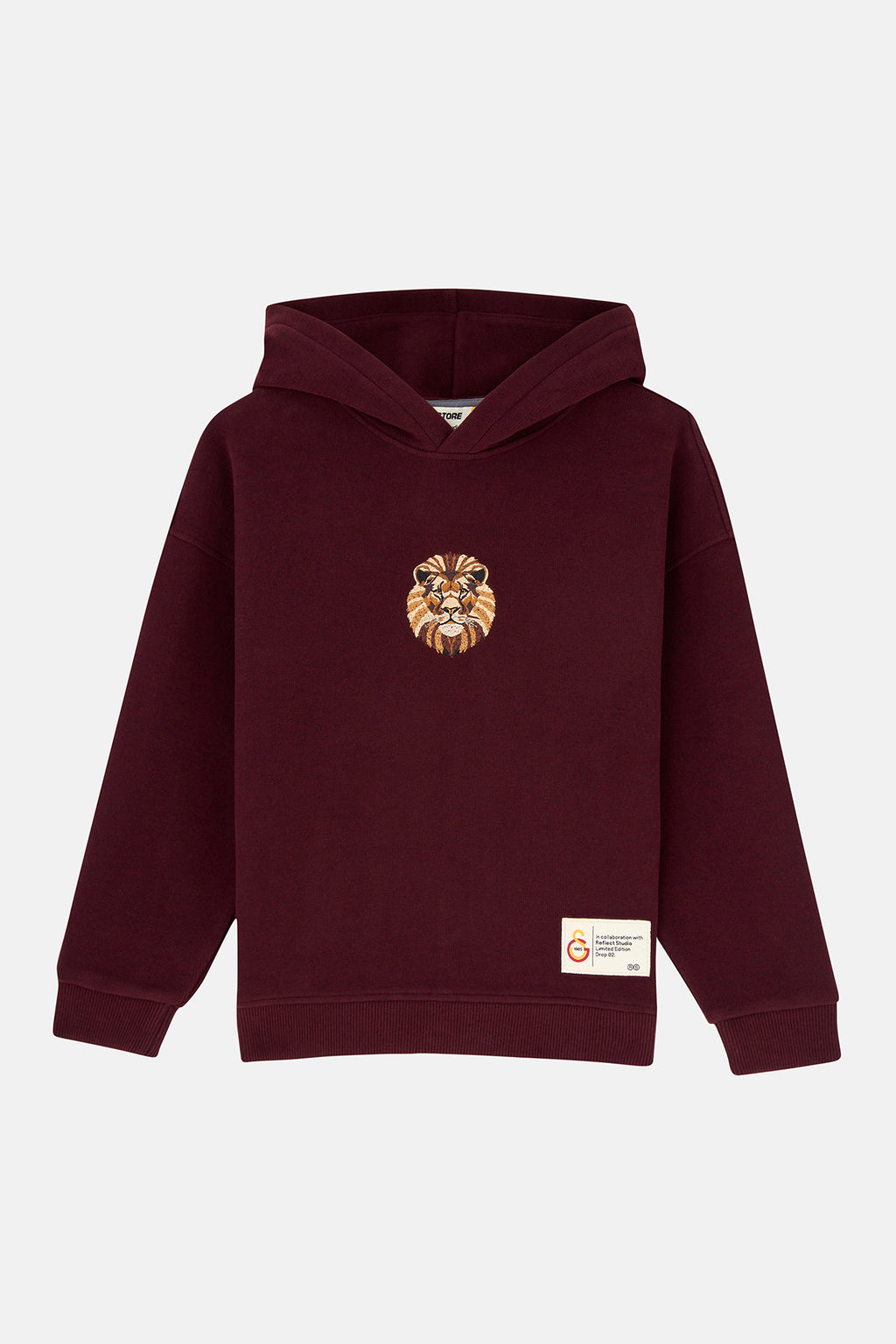 Aslan Çocuk Hoodie - Bordo