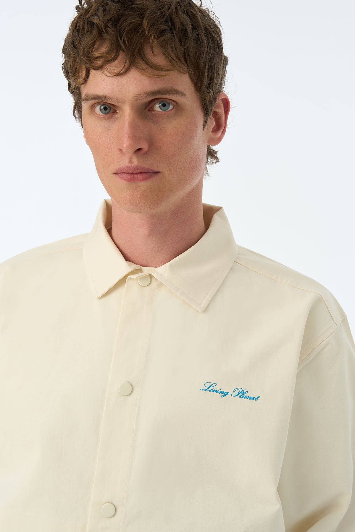 Living Planet İnce Ceket - Ekru