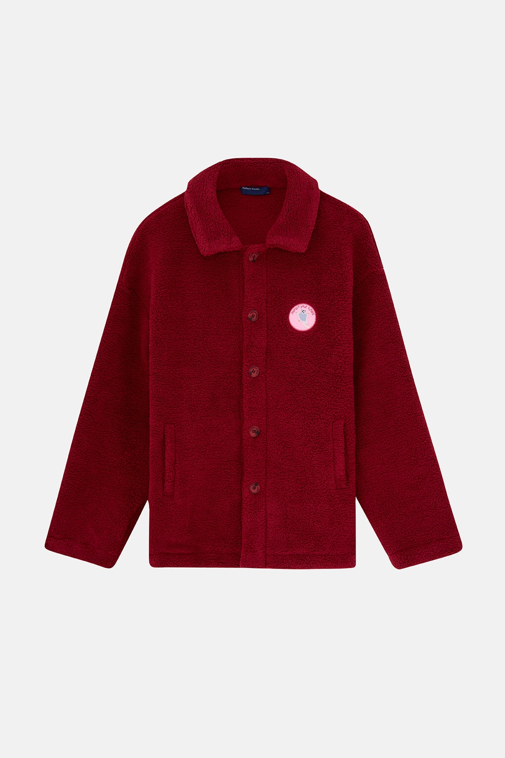Sugar Glider Sherpa Ceket - Bordo