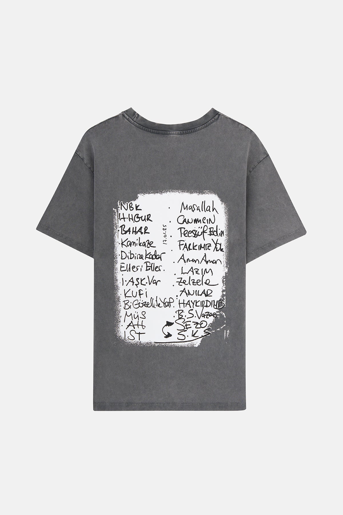 Kufi Washed T-shirt - Antrasit