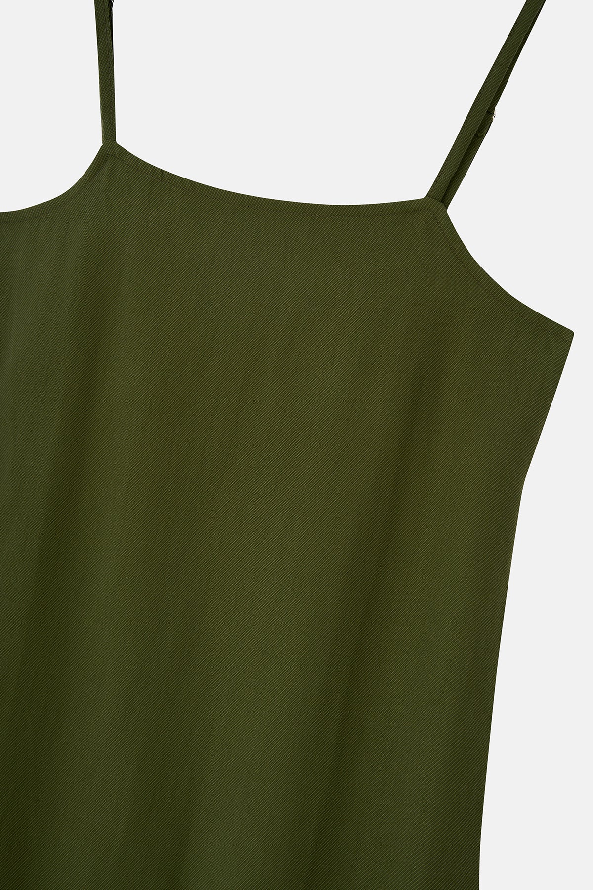 Basic TENCEL™ Uzun Elbise - Haki