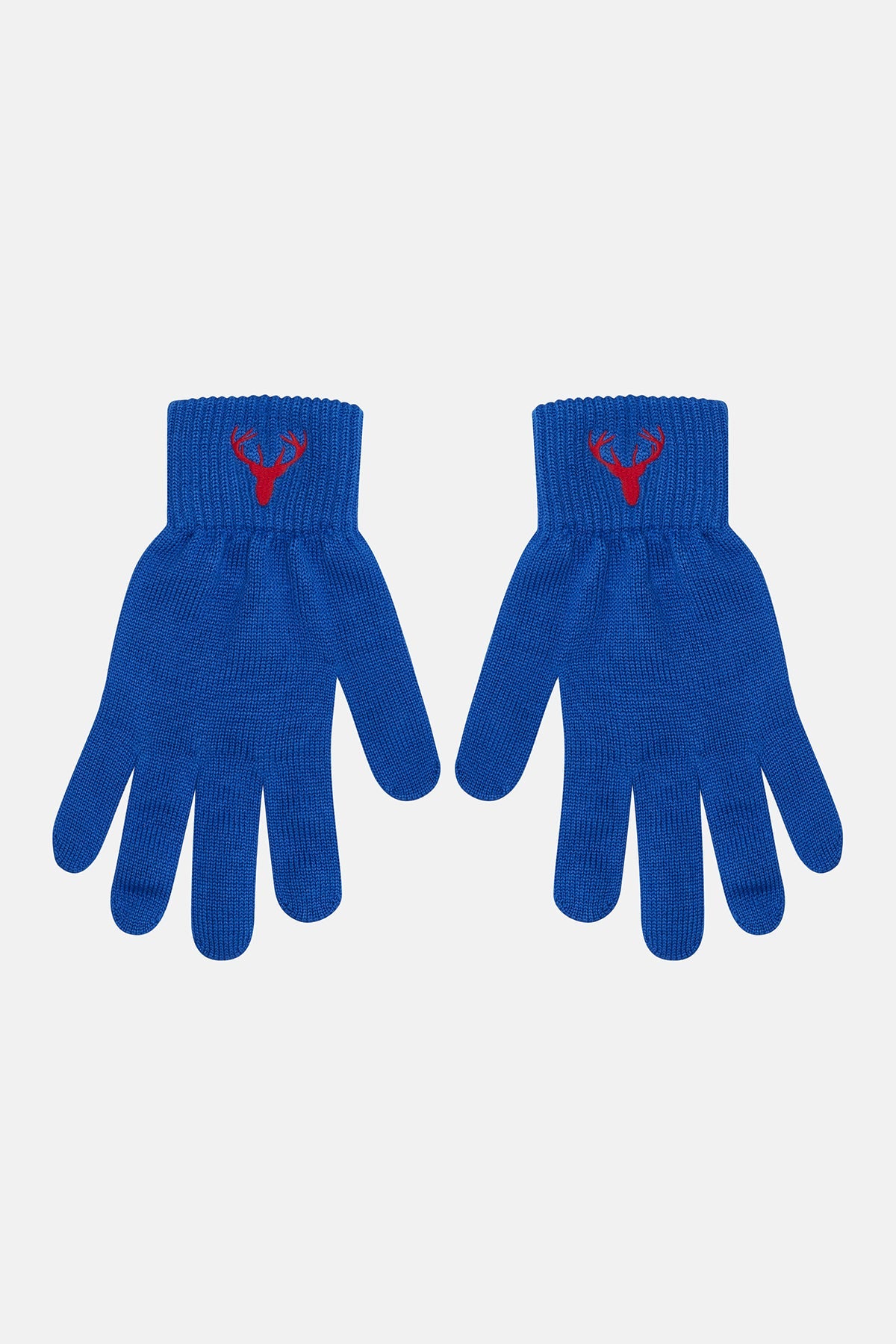 Geyik Eldiven - Saks Mavi