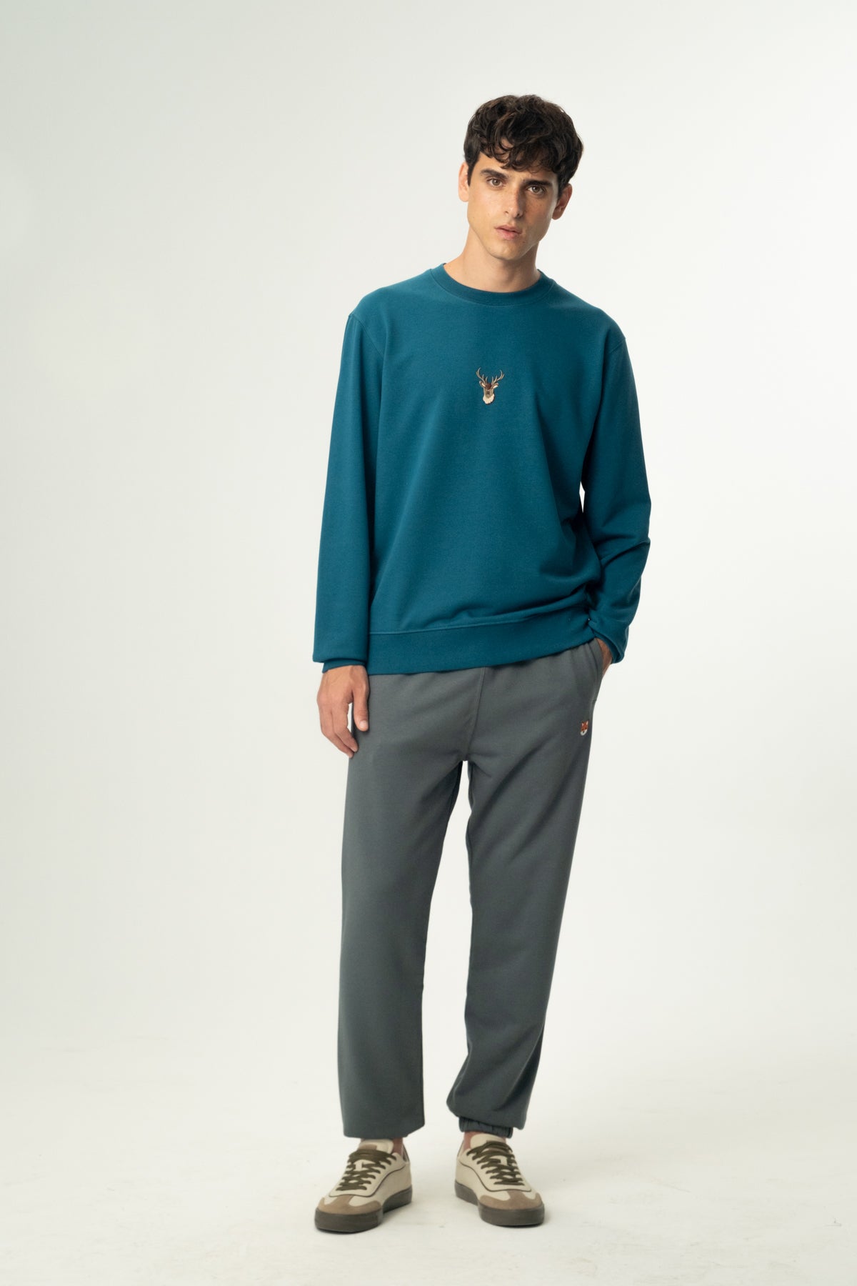 Kızıl Tilki Soft Fleece Erkek Eşofman Altı - Antrasit