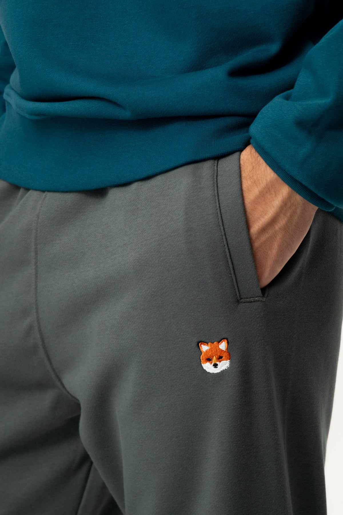 Kızıl Tilki Soft Fleece Erkek Eşofman Altı - Antrasit