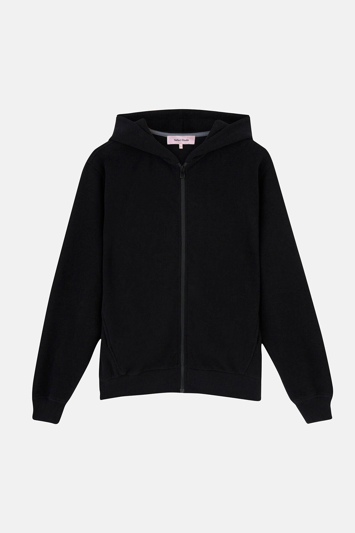 Basic SuperSoft Full Zip Hoodie - Siyah