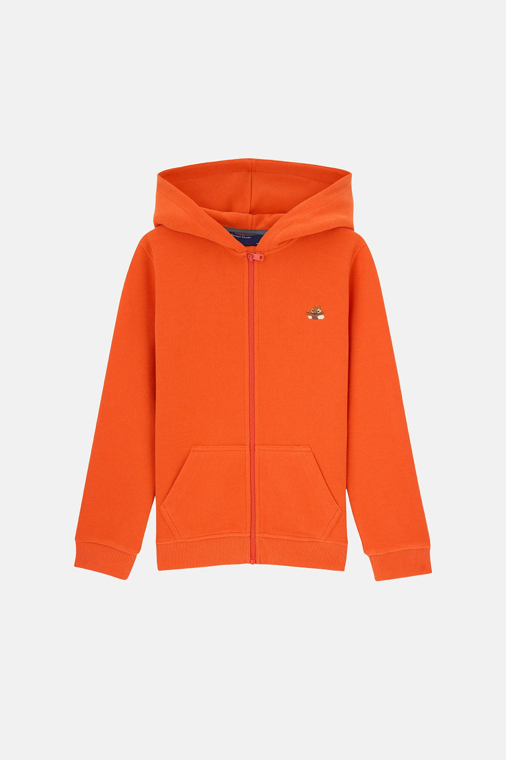 Sincap SuperSoft Kids Full Zip Hoodie - Turuncu