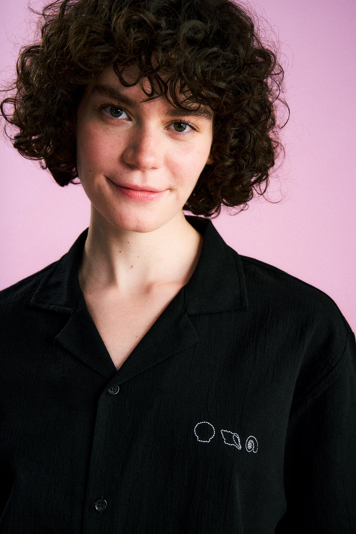 Deniz Kabukları Müslin Gömlek - Siyah