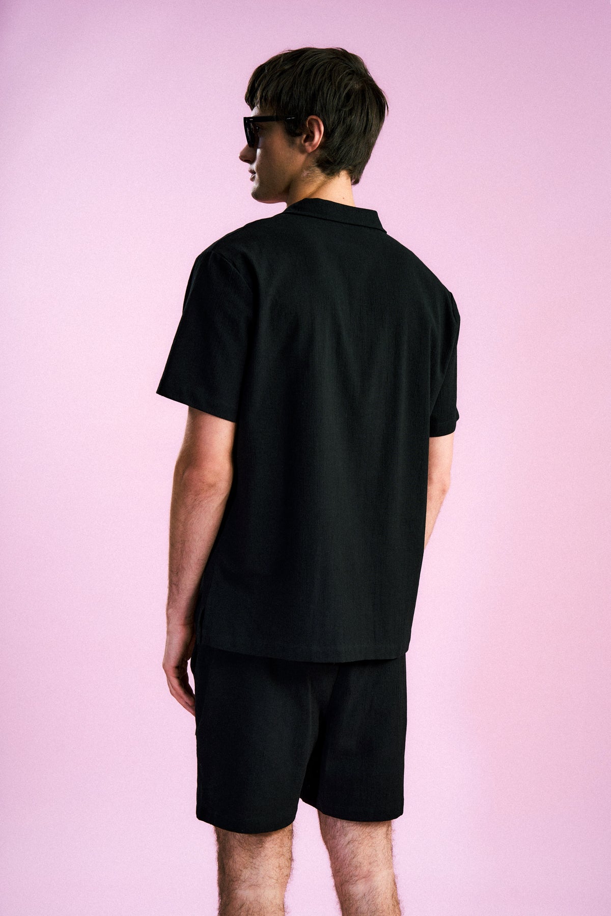 Deniz Kabukları Müslin Gömlek - Siyah