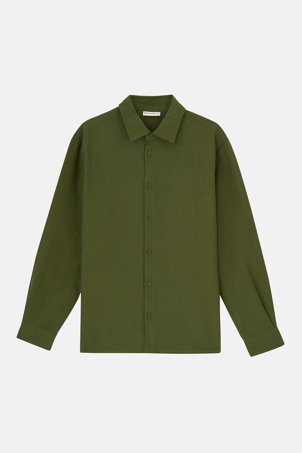 Basic TENCEL™ Uzunkollu Gömlek - Haki
