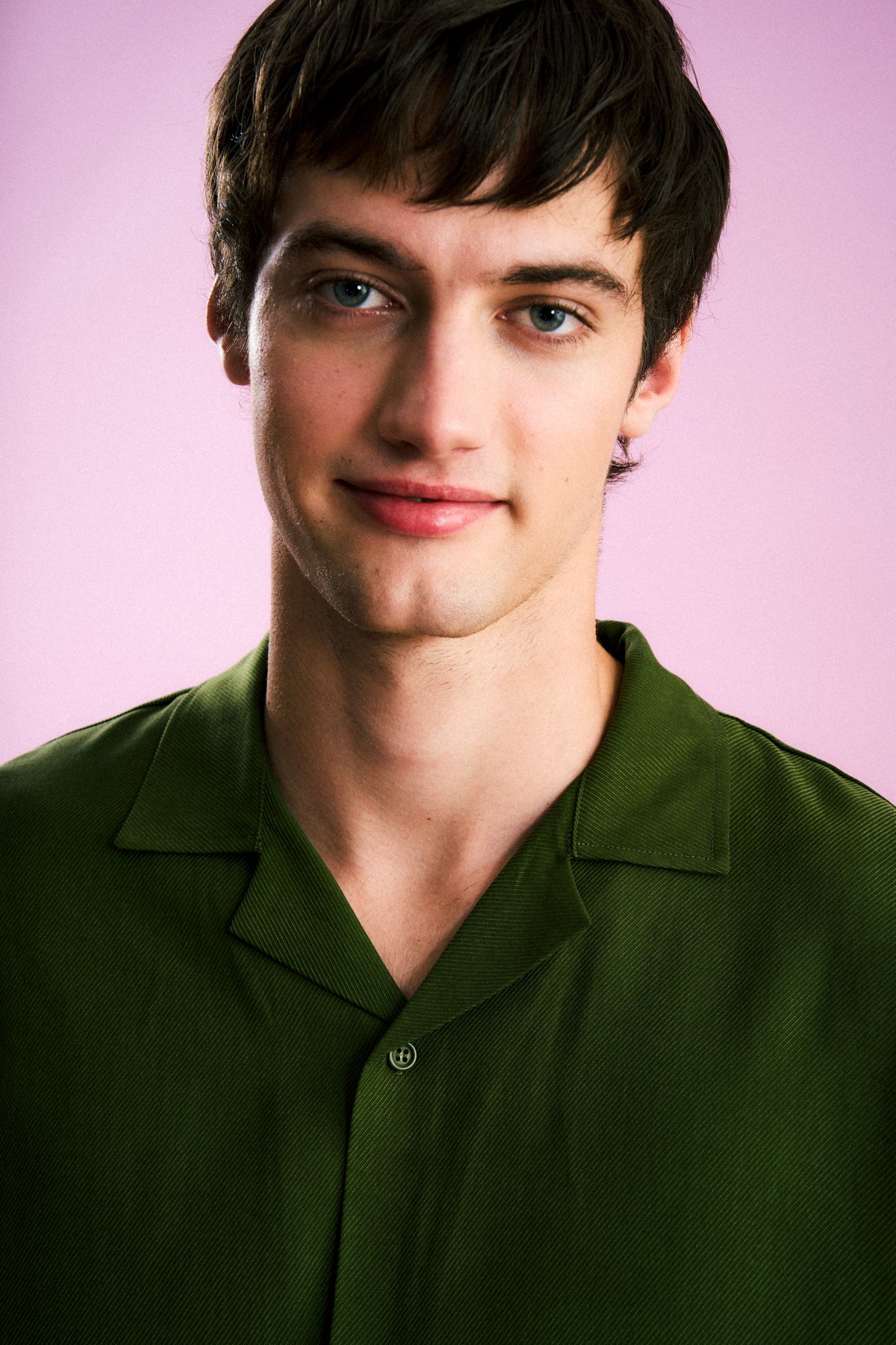 Basic TENCEL™ Kısakollu Gömlek - Haki