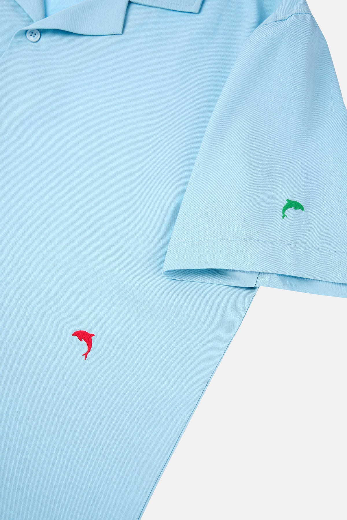 Yunus Tencel Kısa Kol Gömlek - Açık Mavi