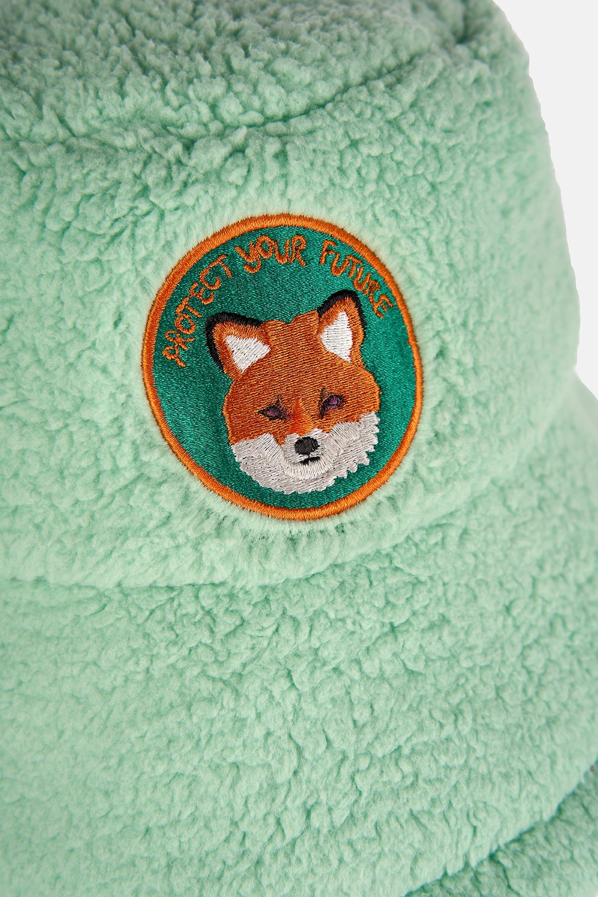 Kızıl Tilki Sherpa Şapka - Mint Yeşili