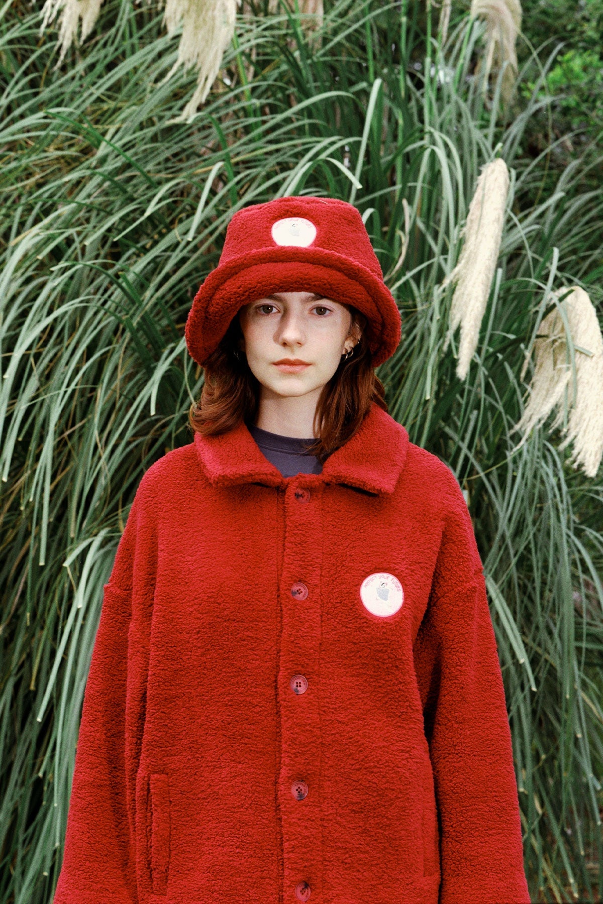 Sugar Glider Sherpa Şapka - Bordo