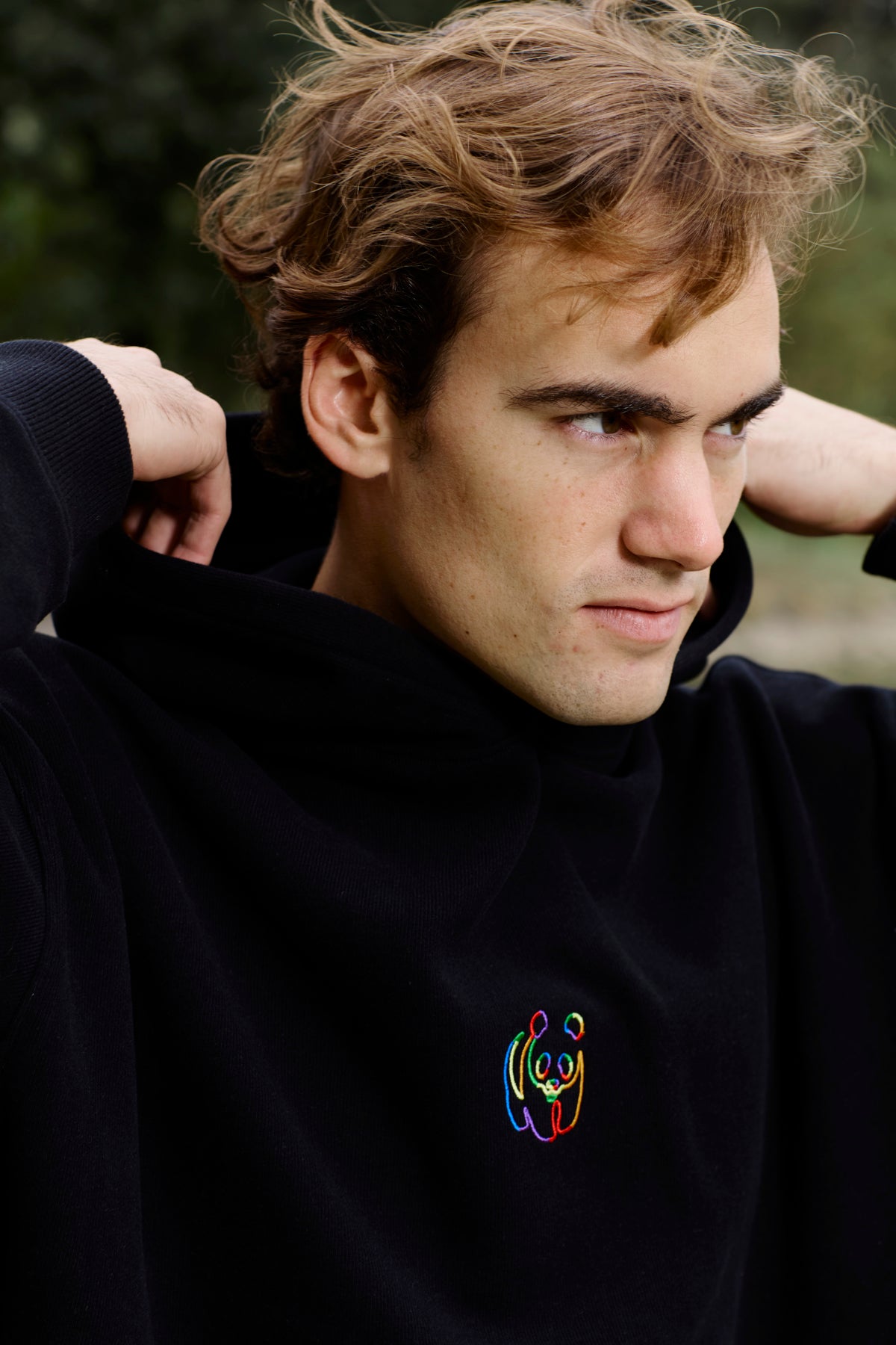 Panda SuperSoft Hoodie - Siyah