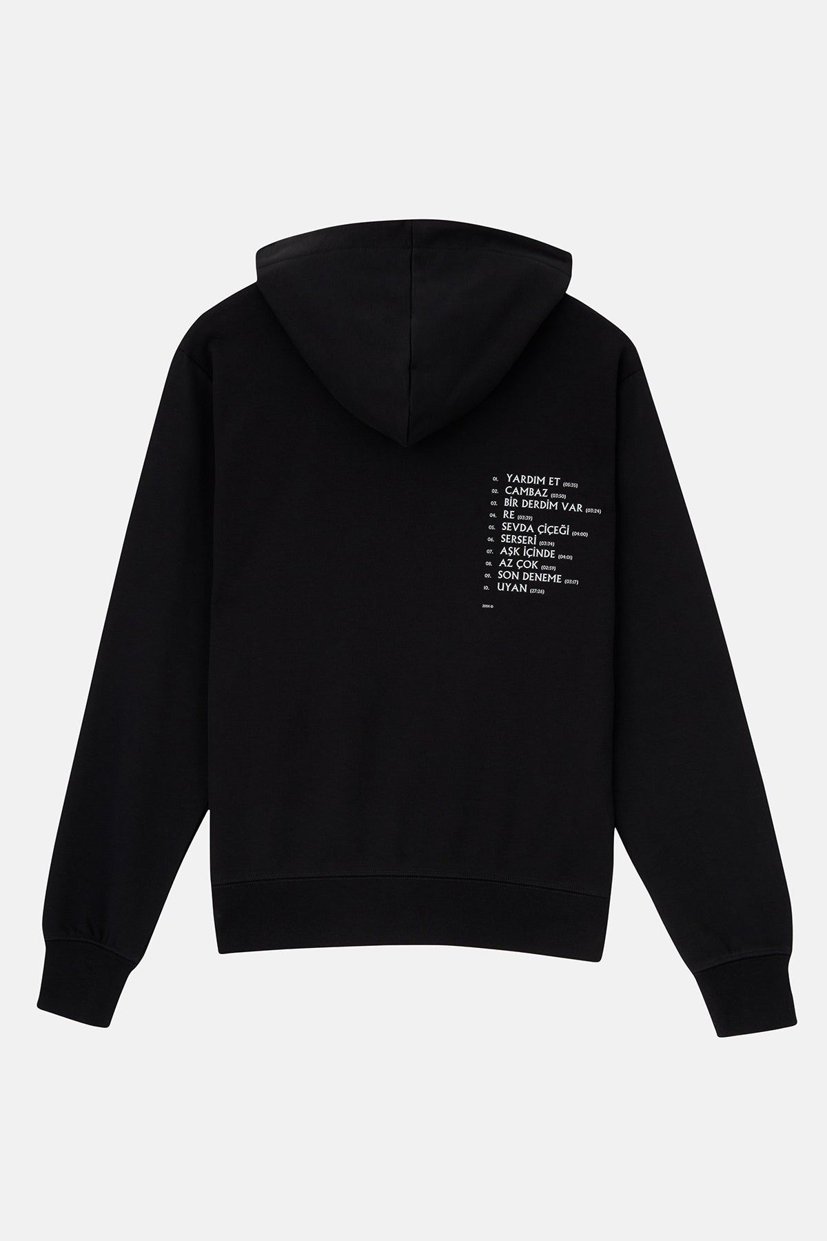 Dünya Yalan Söylüyor Soft Fleece Hoodie - Siyah