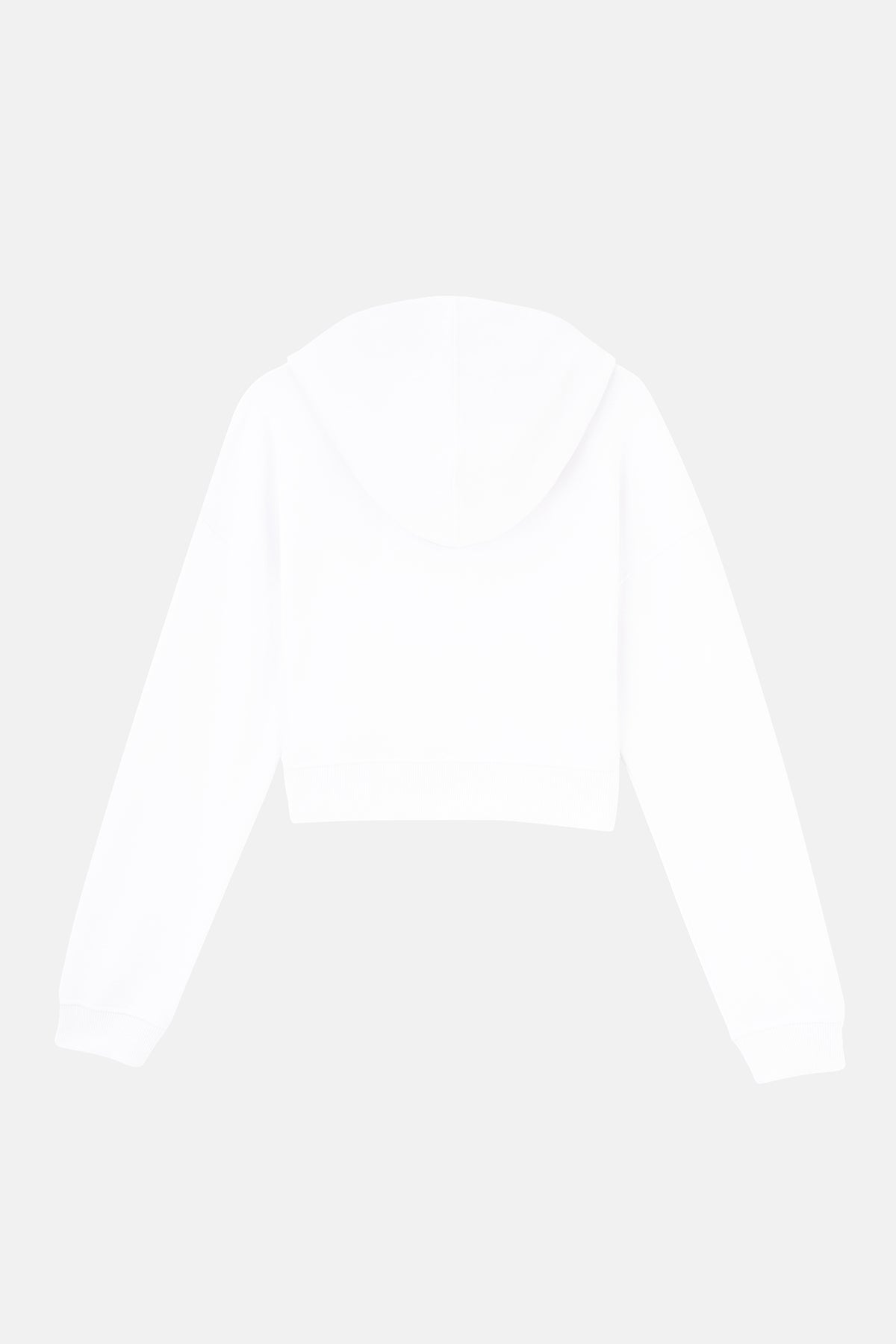 Spike SuperSoft Crop Hoodie - Beyaz