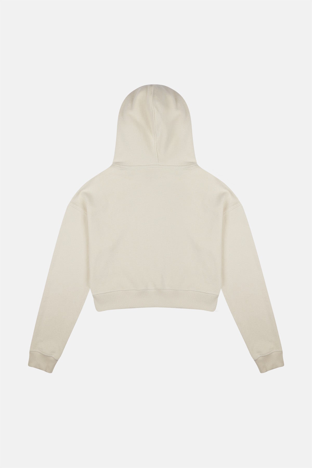 Chi & Chi SuperSoft Crop Hoodie - Ekru