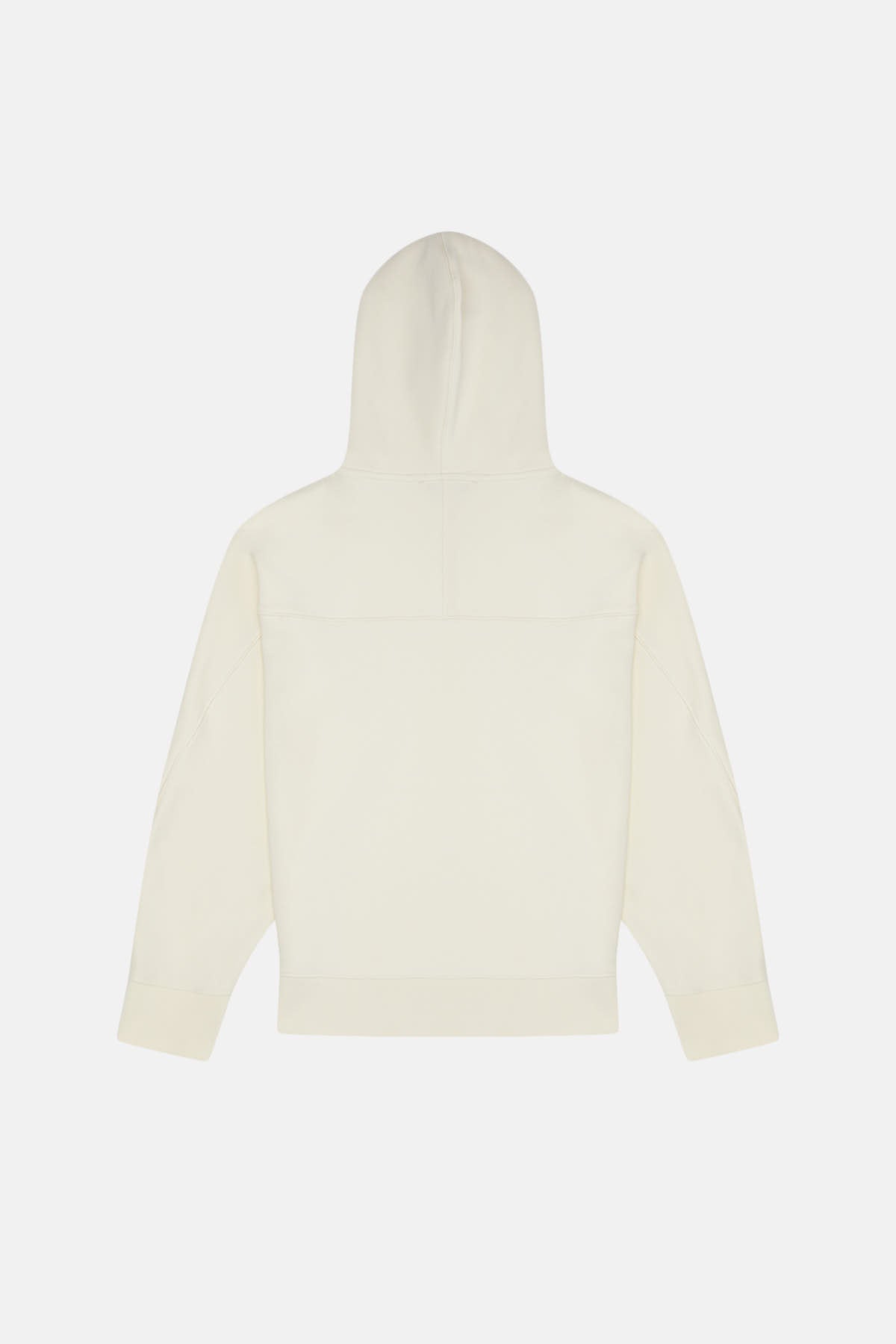 Logo Tag Relaxed Fit Hoodie - Bone White
