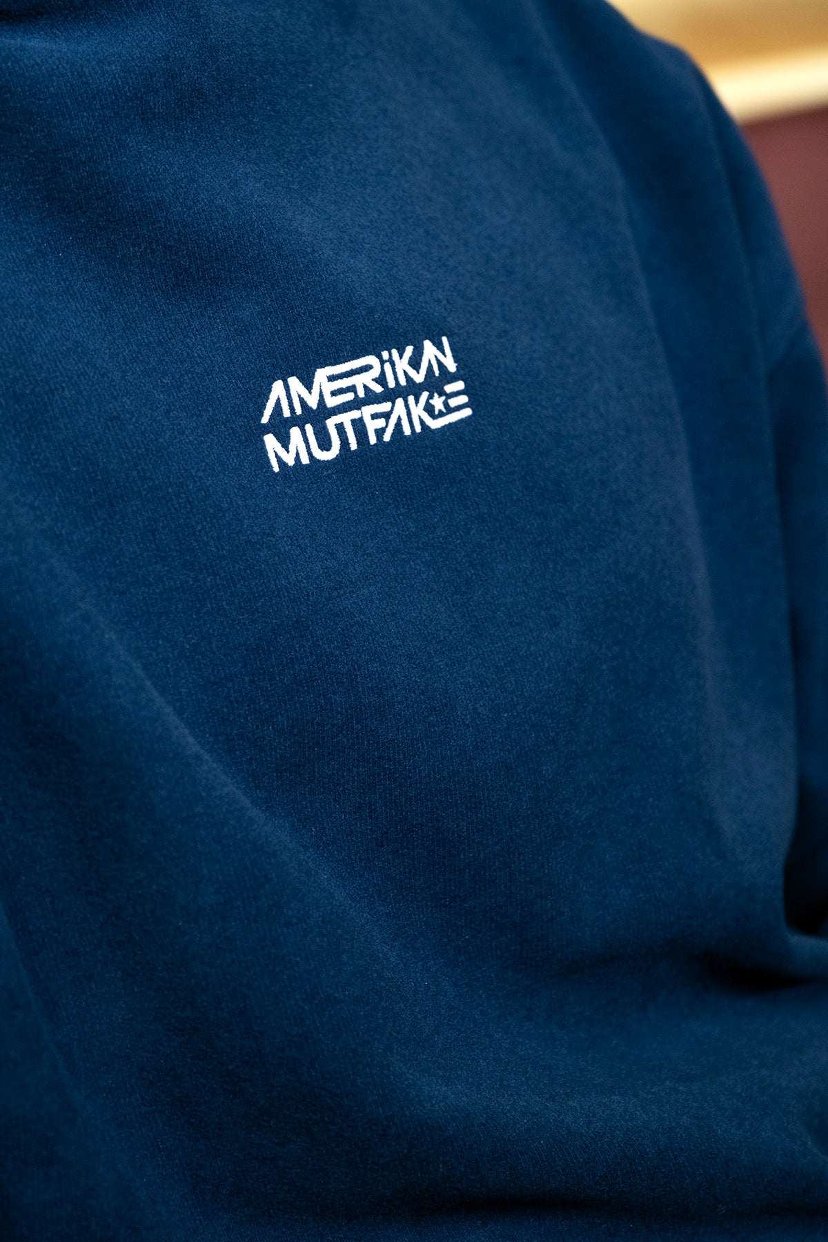 Amerikan Mutfak Logo SuperSoft Hoodie - Lacivert