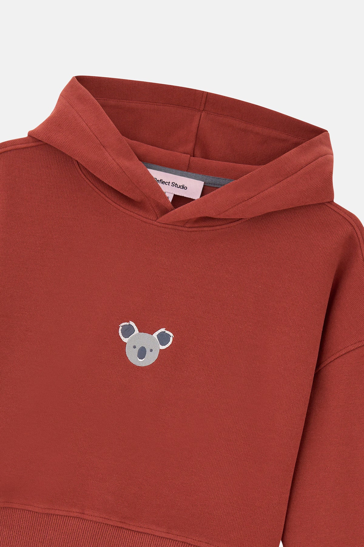 Koala SuperSoft Crop Hoodie - Kiremit
