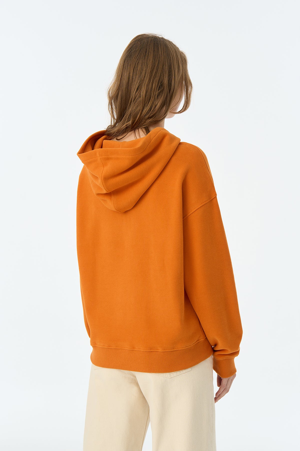 Tepeli Pelikan SuperSoft Hoodie - Koyu Turuncu