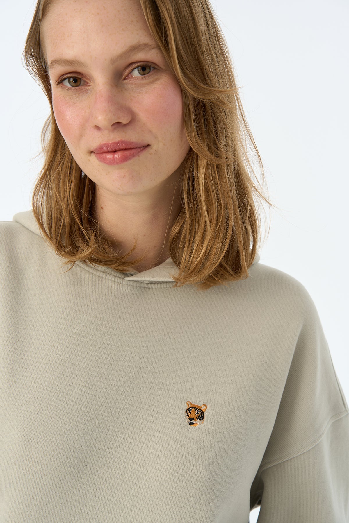 Kaplan SuperSoft Cepli Hoodie - Açık Gri