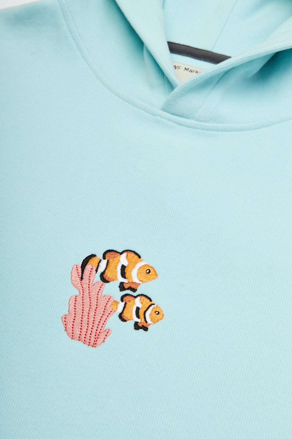 Palyaço Balığı SuperSoft Hoodie - Mint Mavi