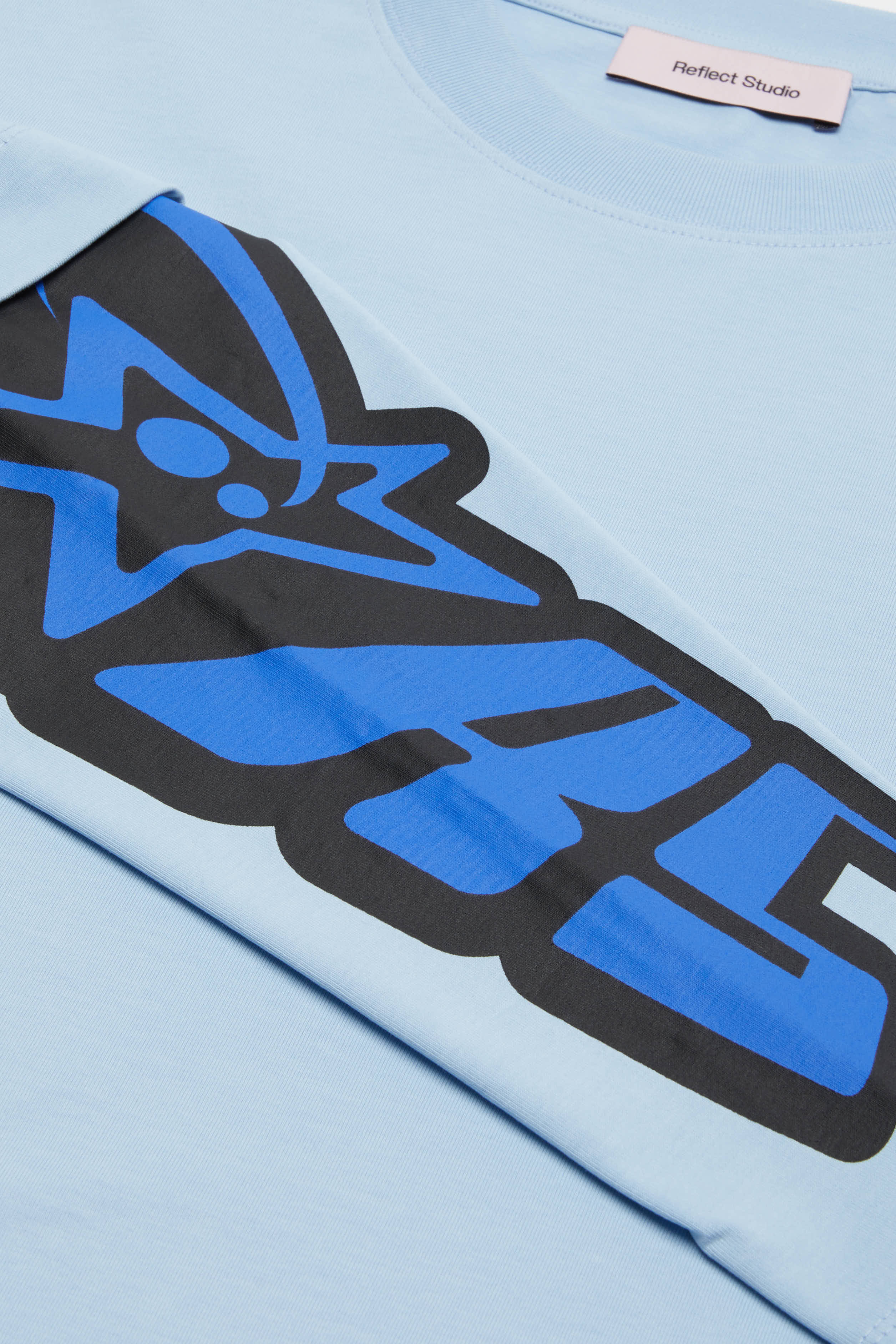 Logo Double Sleeve T-Shirt - Powder Blue