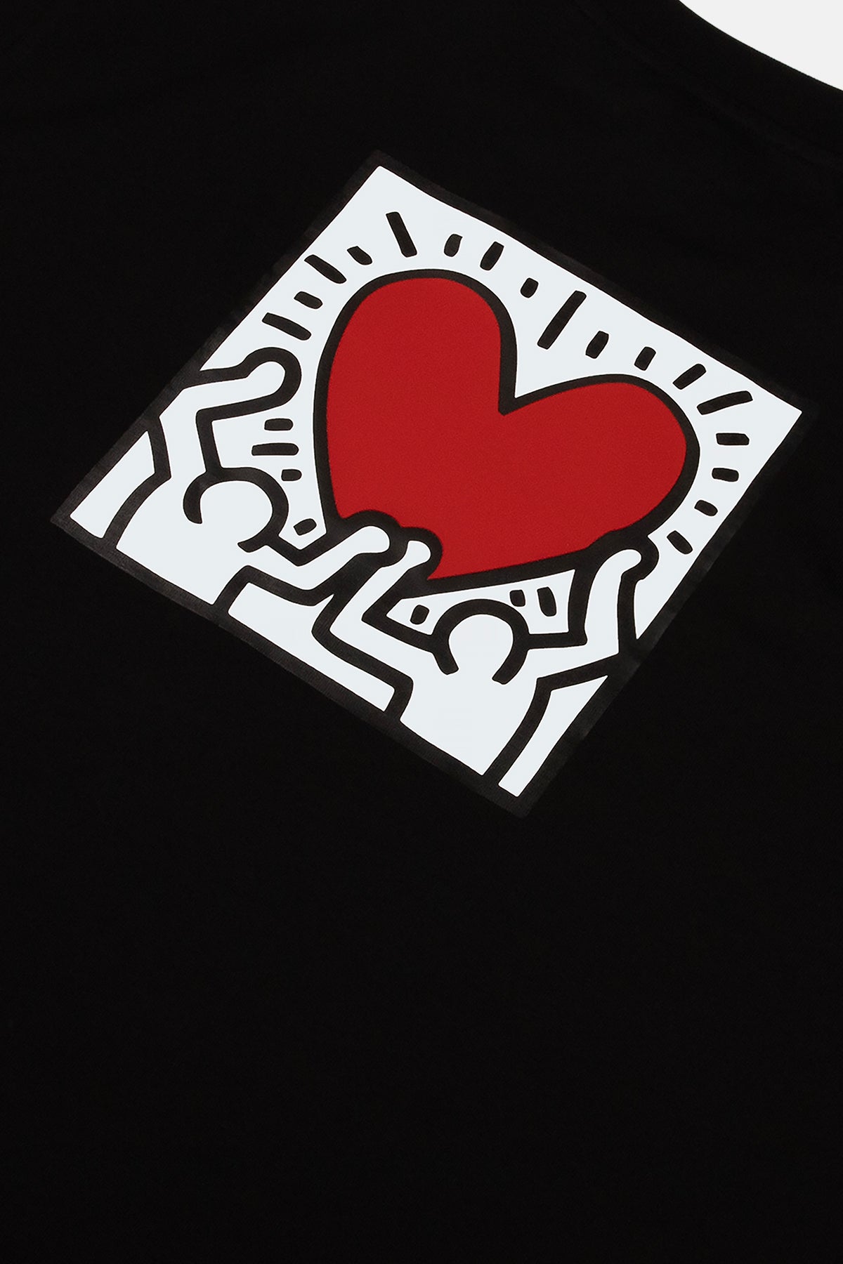 Heart People Oversize Heavyweight T-Shirt - Siyah